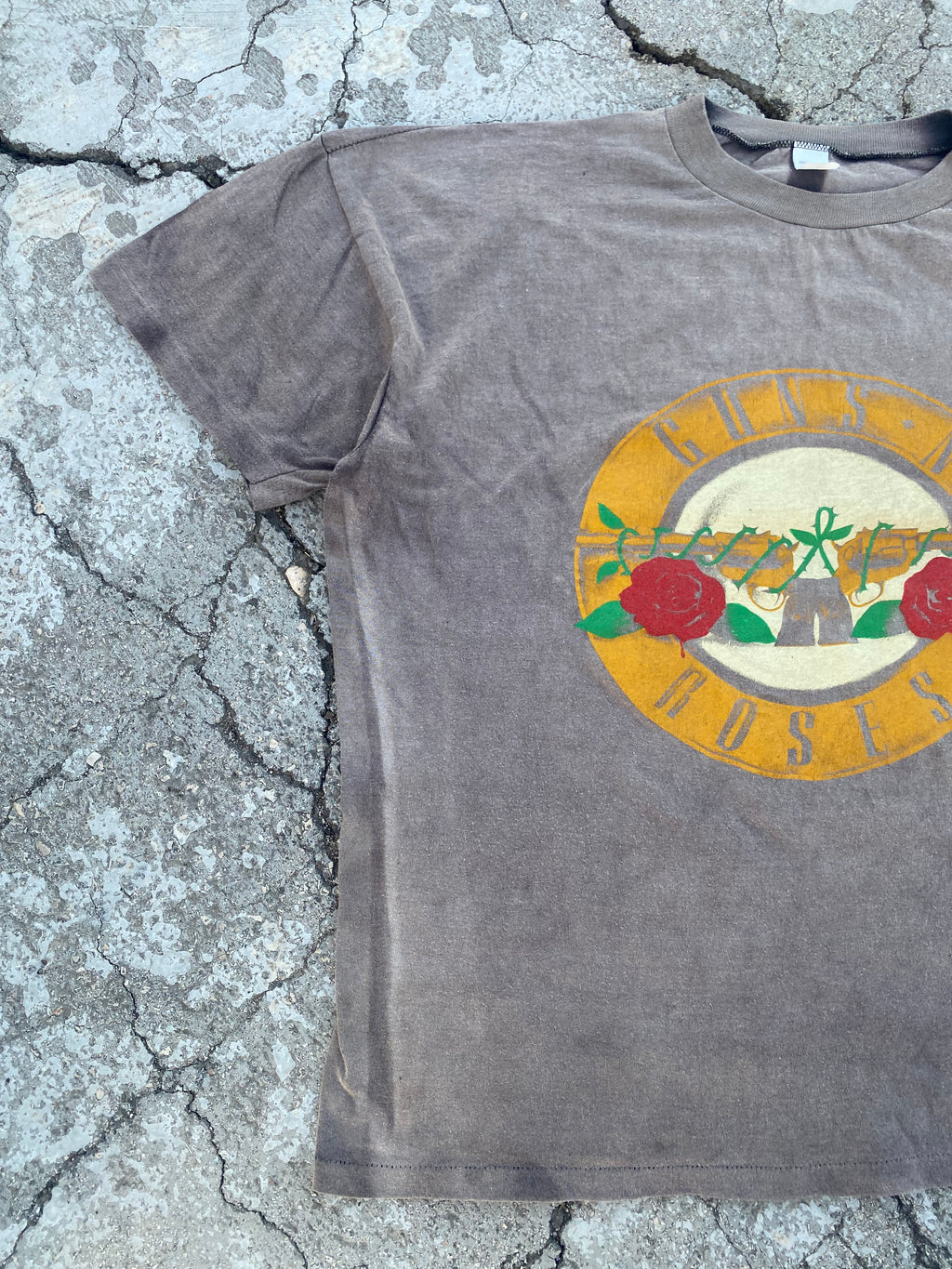 1990’S GUNS’ N ROSES SUN FADED SINGLE STITCH TEE (L)