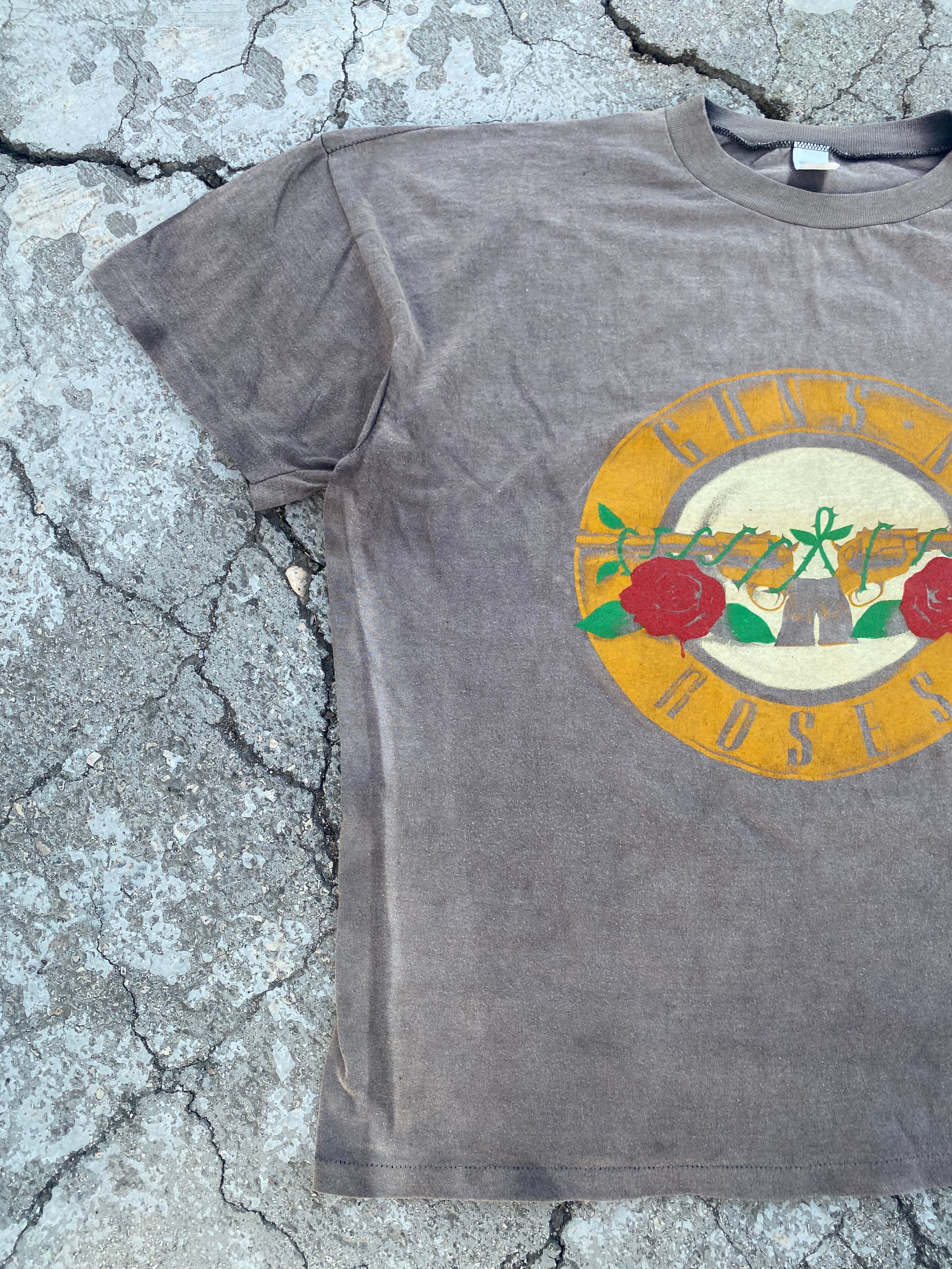 1990’S GUNS’ N ROSES SUN FADED SINGLE STITCH TEE (L)