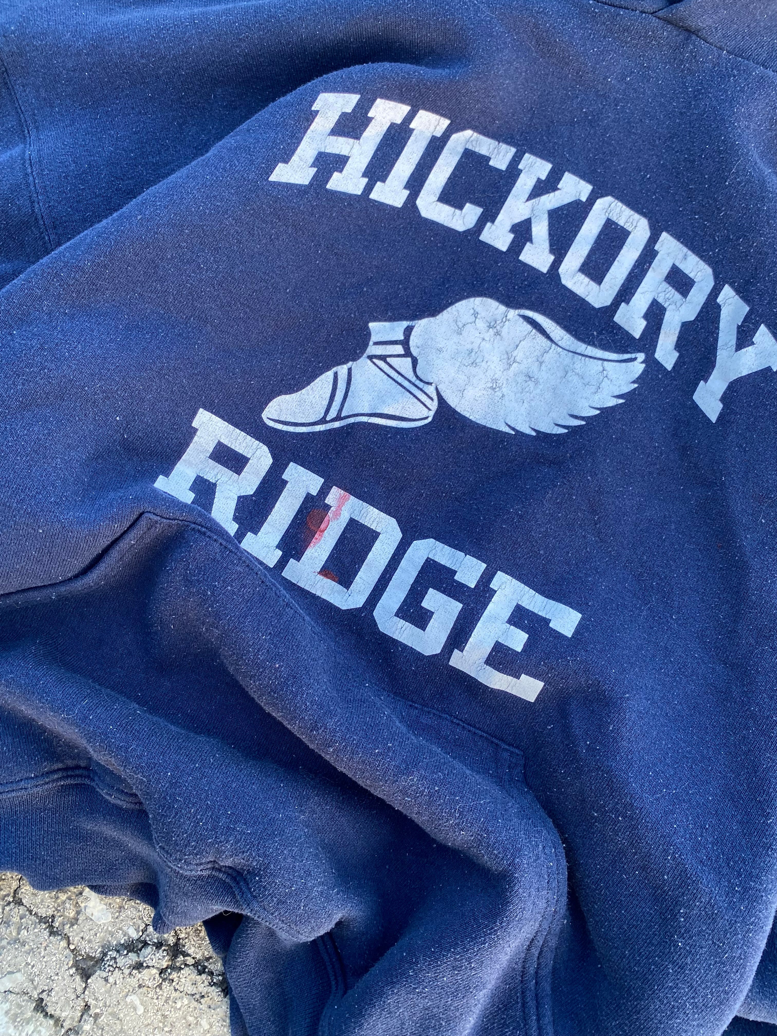 2000’S RUSSELL ATHLETIC HICKORY BLUE HOODIE (XL)