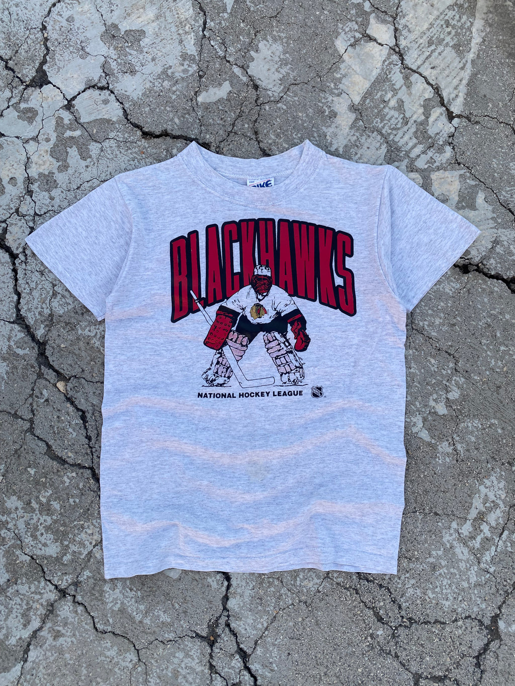 1980’S SINGLE STITCH BLACKHAWKS CHICAGO USA TEE (S)