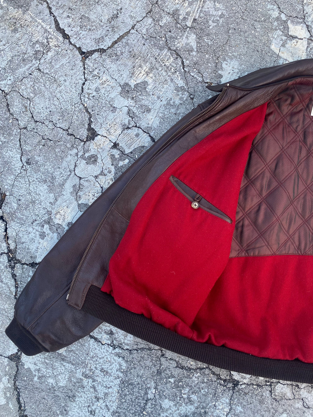 2000’S A2 - TYPE BROWN LEATHER JACKET