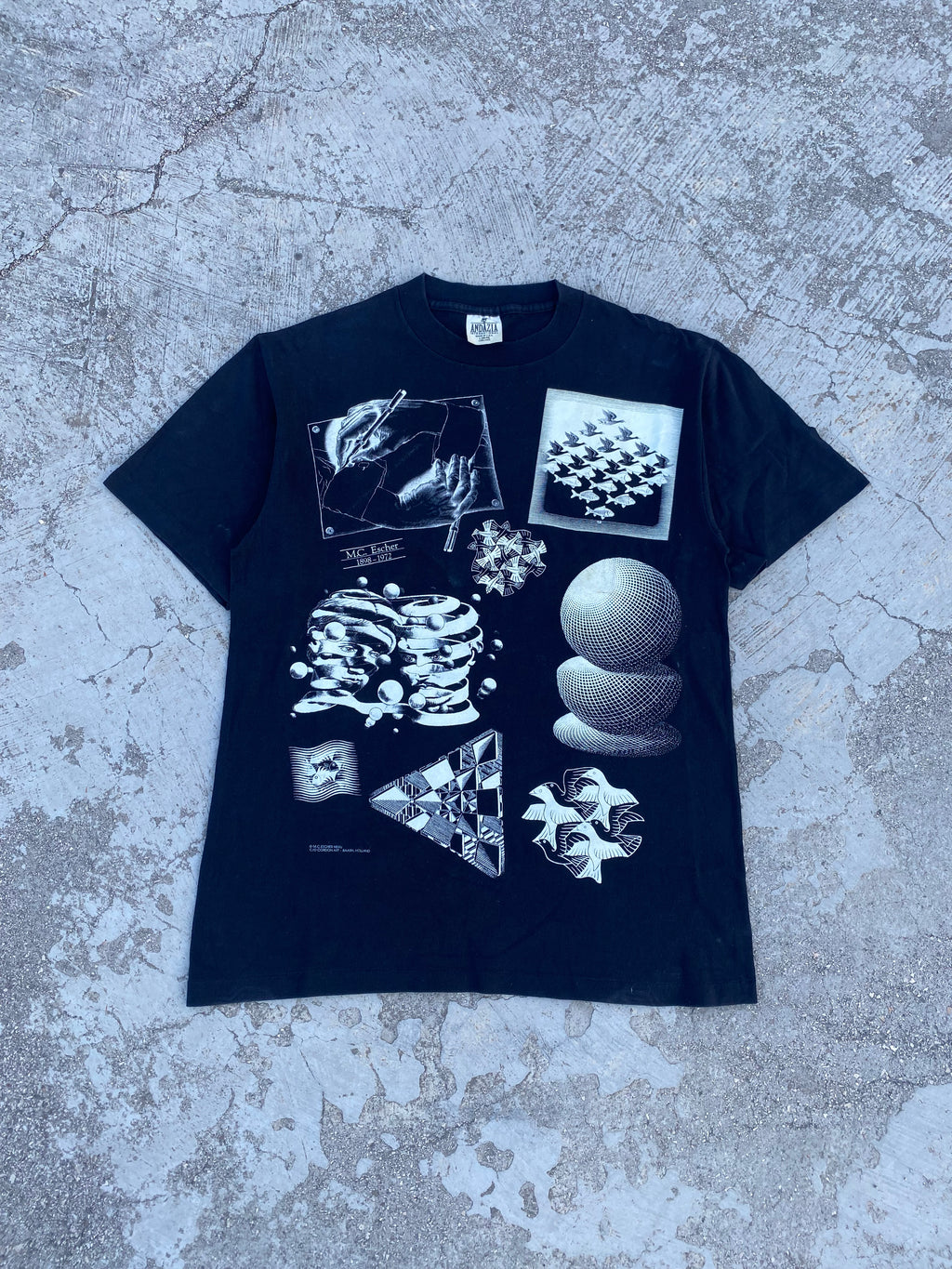 1990’S SINGLE STITCH MC ESCHER EIRS TEE (L)