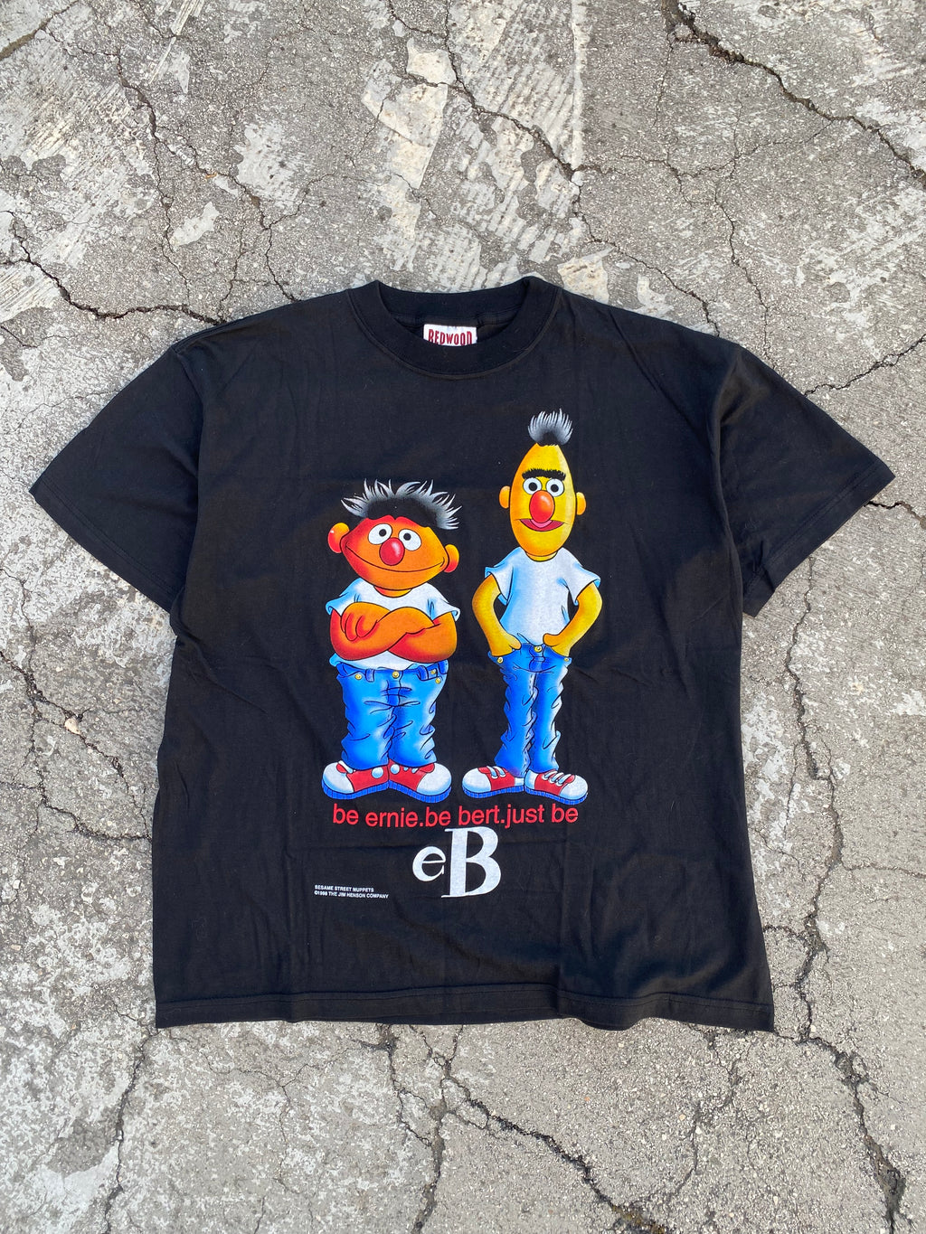 1990’S MUPPETS BLACK TEE  (M)