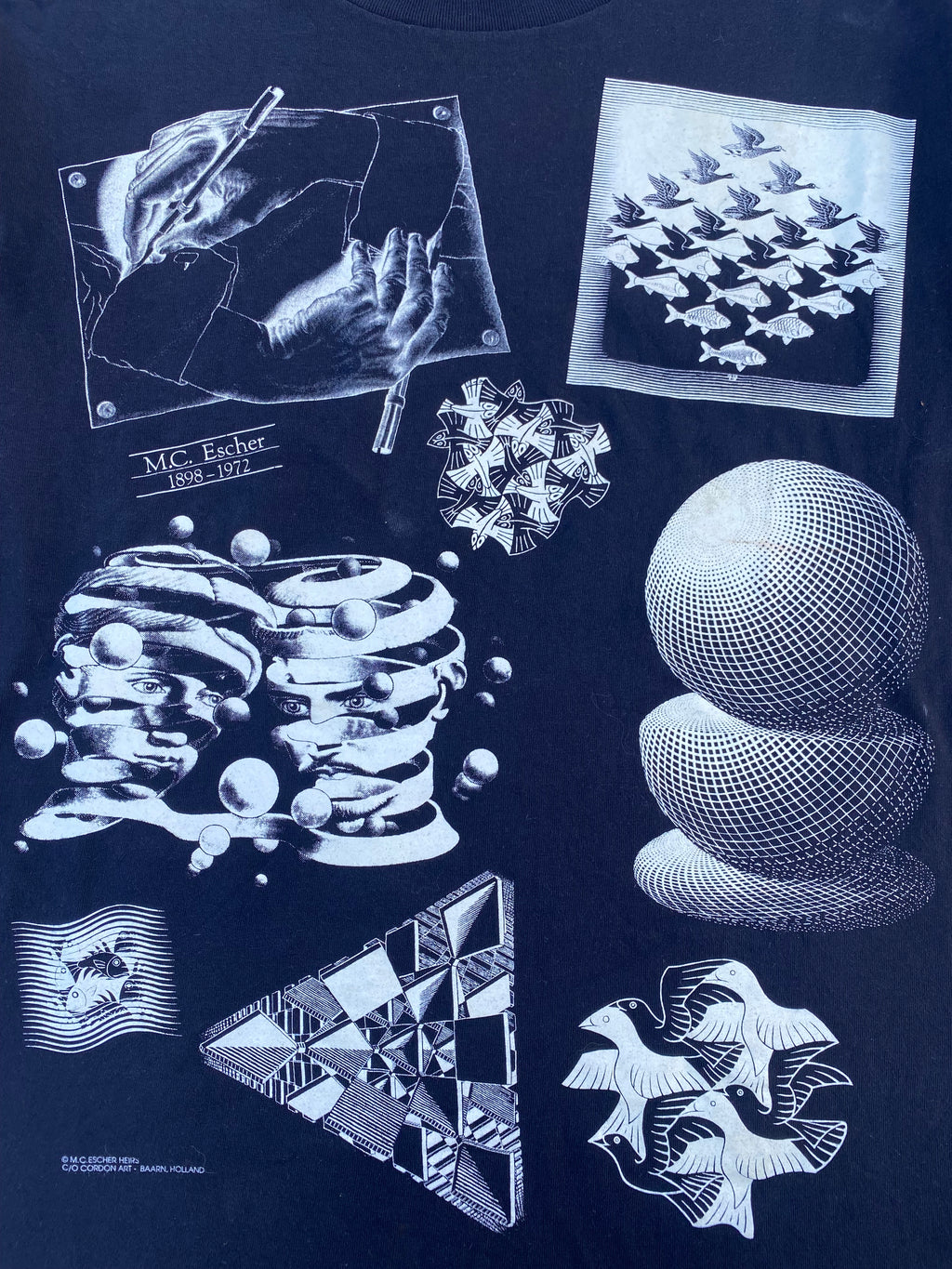 1990’S SINGLE STITCH MC ESCHER EIRS TEE (L)