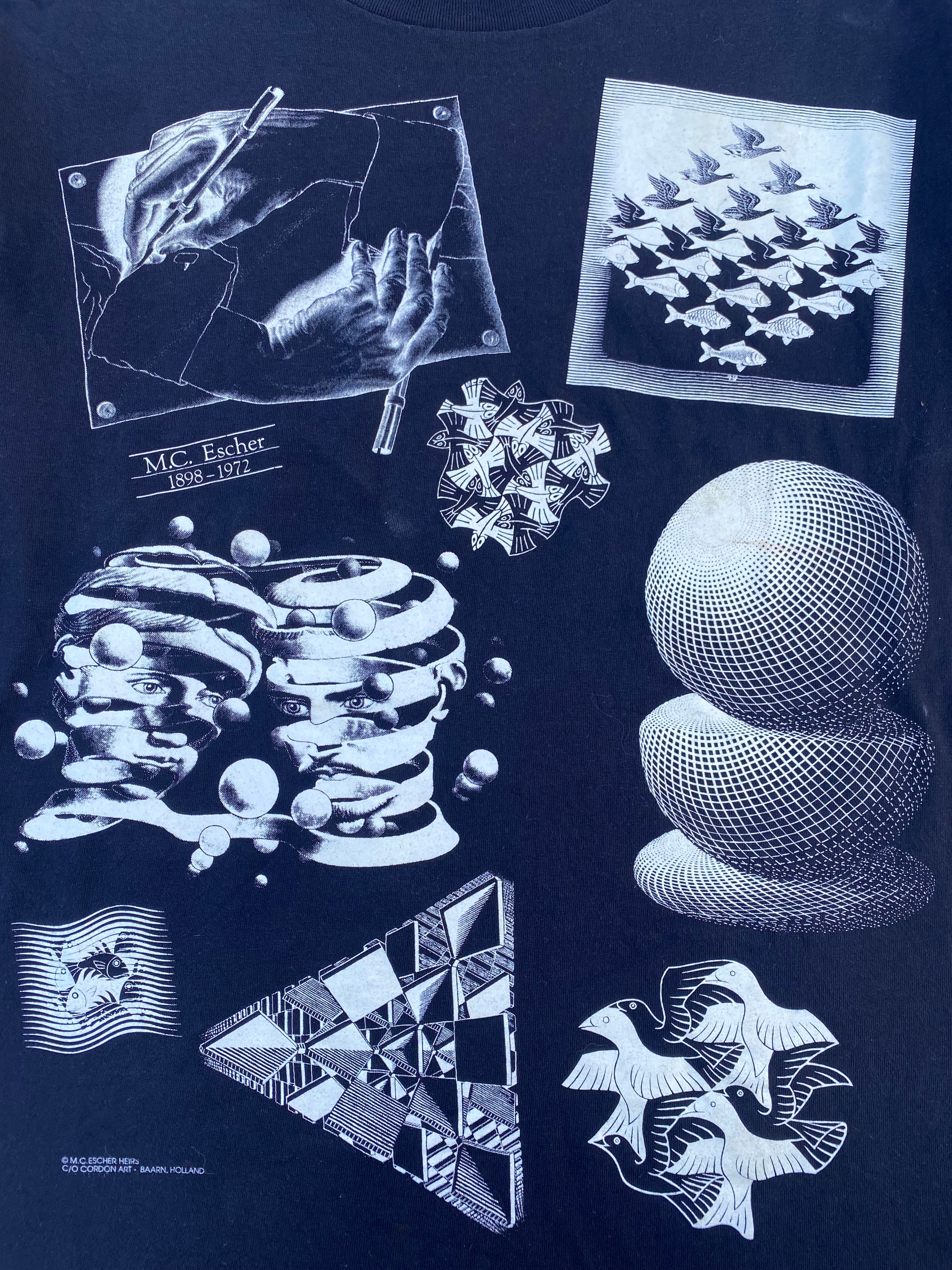 1990’S SINGLE STITCH MC ESCHER EIRS TEE (L)