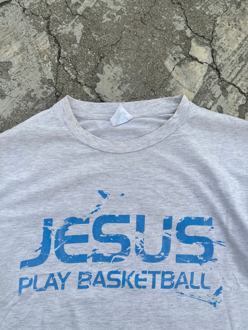 2000’S JESUS PLAY BASKETBALL TEE (XL-XXL)