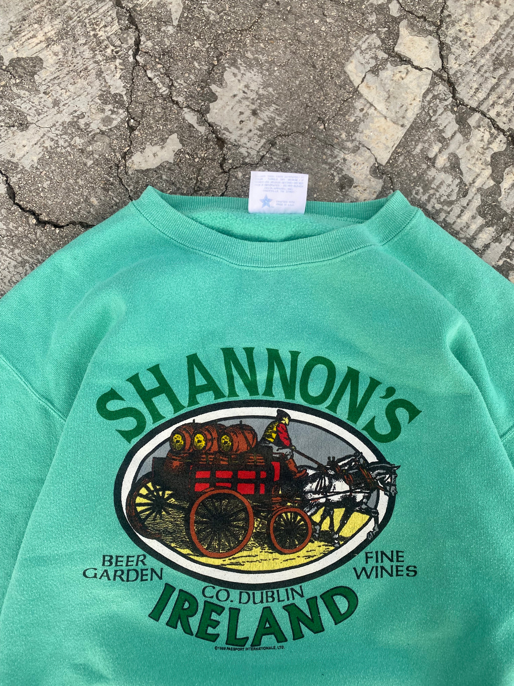 1980’S SHANNON’S GREEN CREWNECK (L)