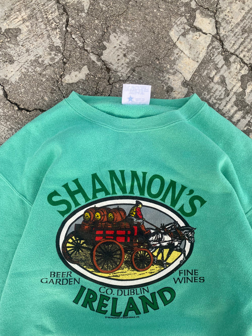 1980’S SHANNON’S GREEN CREWNECK (L)