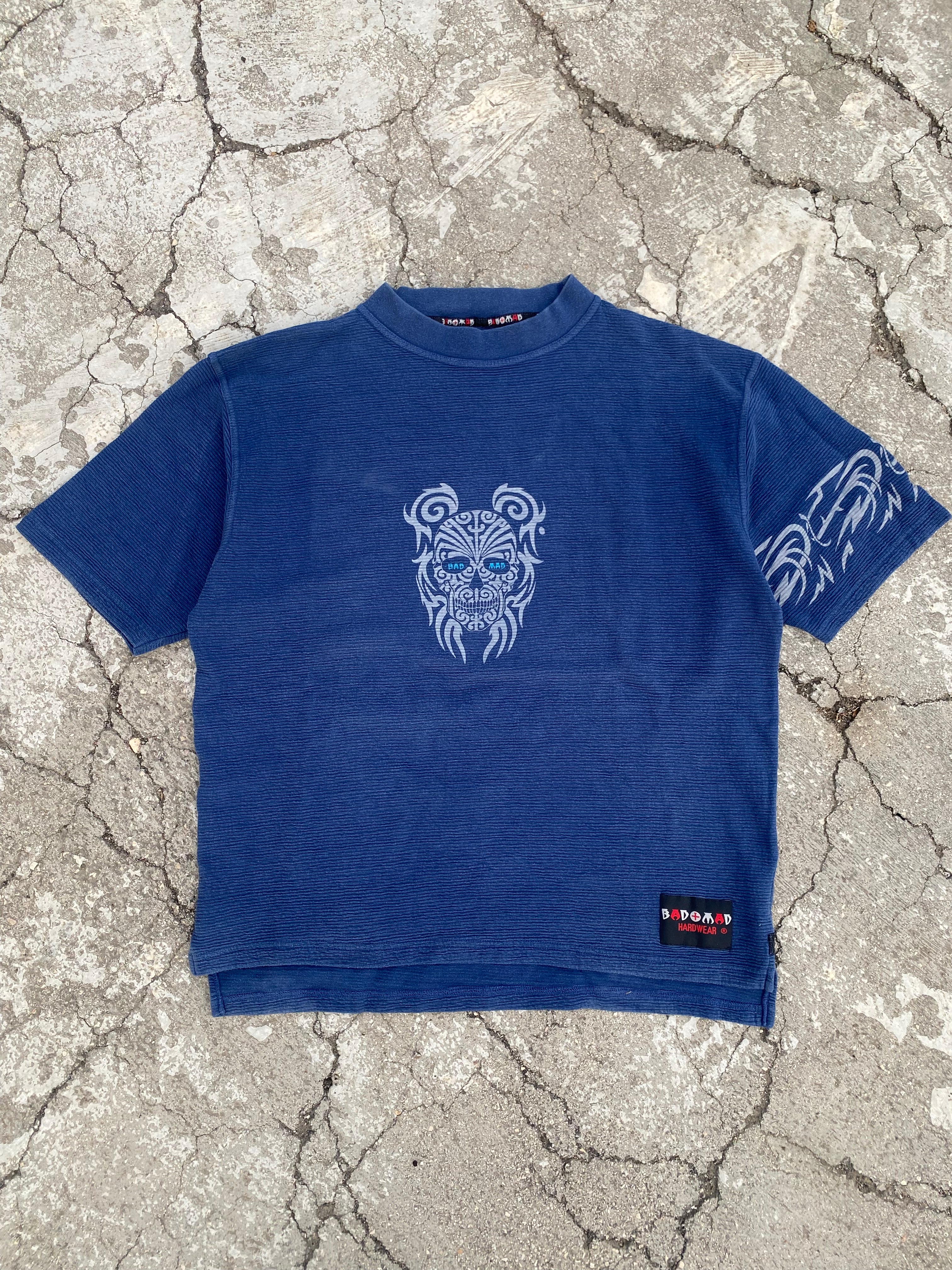 1990’S SKULL BLUE TEE SWEAT (XL)