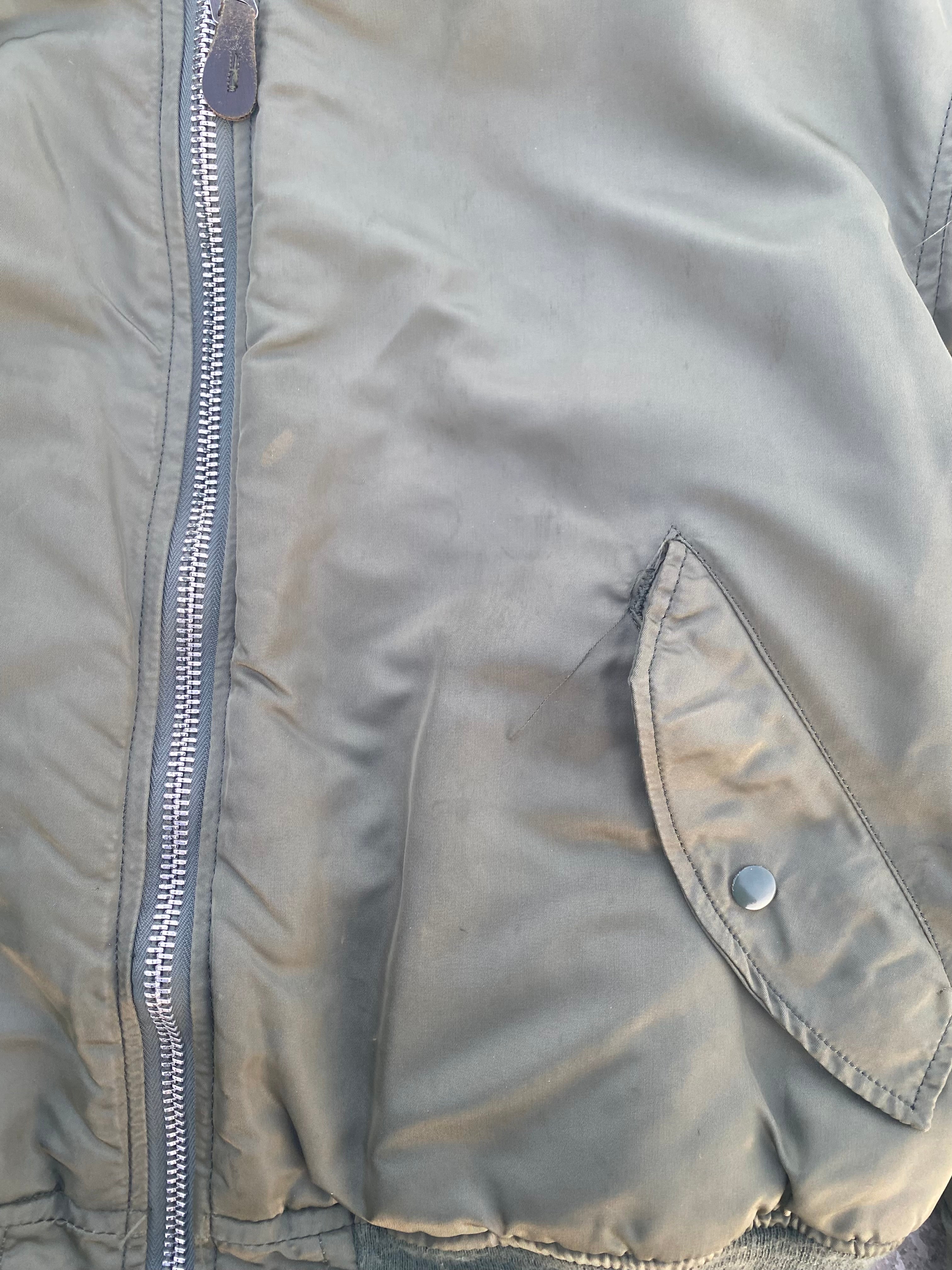 1980’S MA-1 ALPHA IN. JACKET (L-XL)
