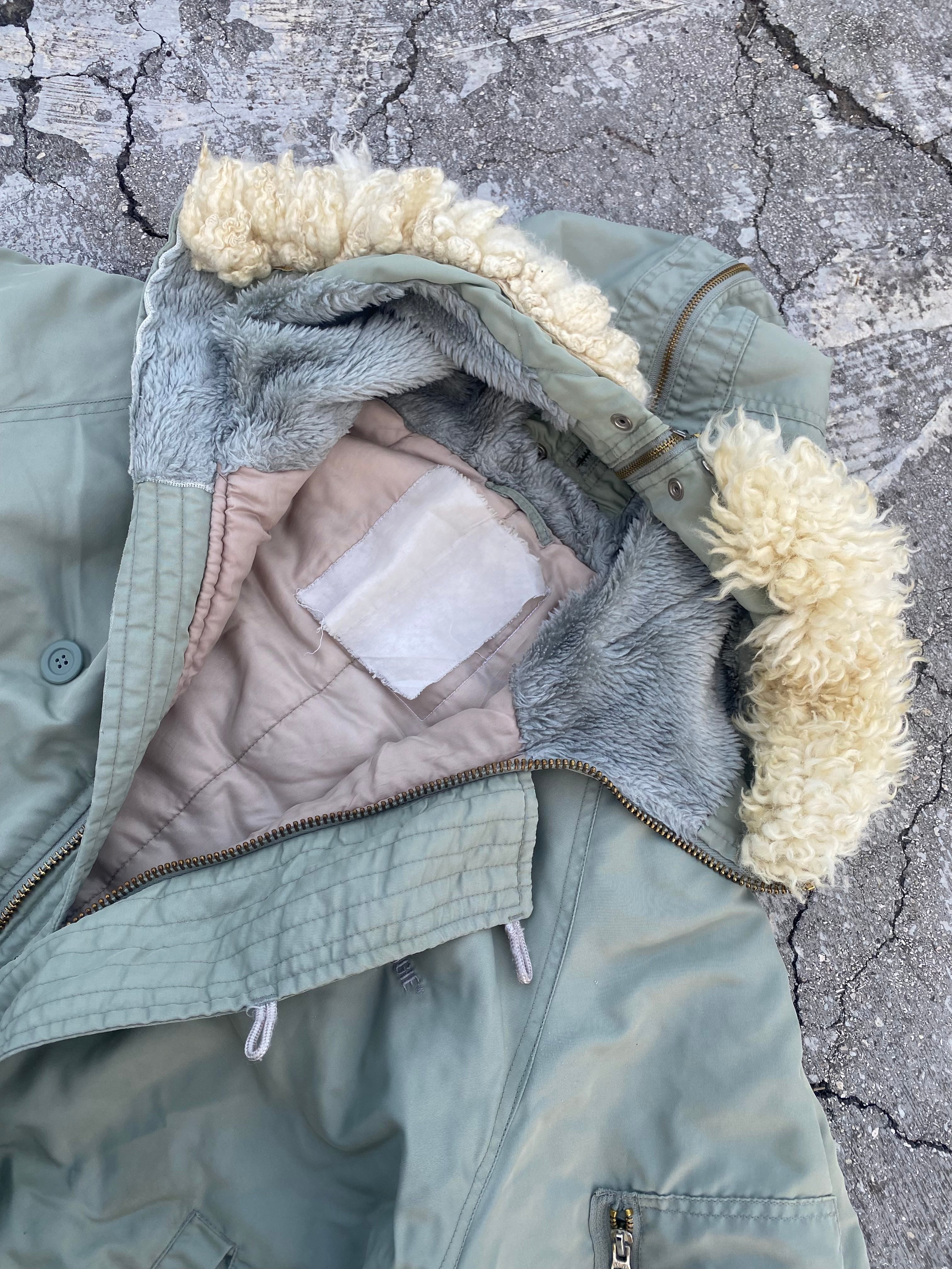 1990’S FUR N-2B INSPO FADED BB JACKET (L-XL)