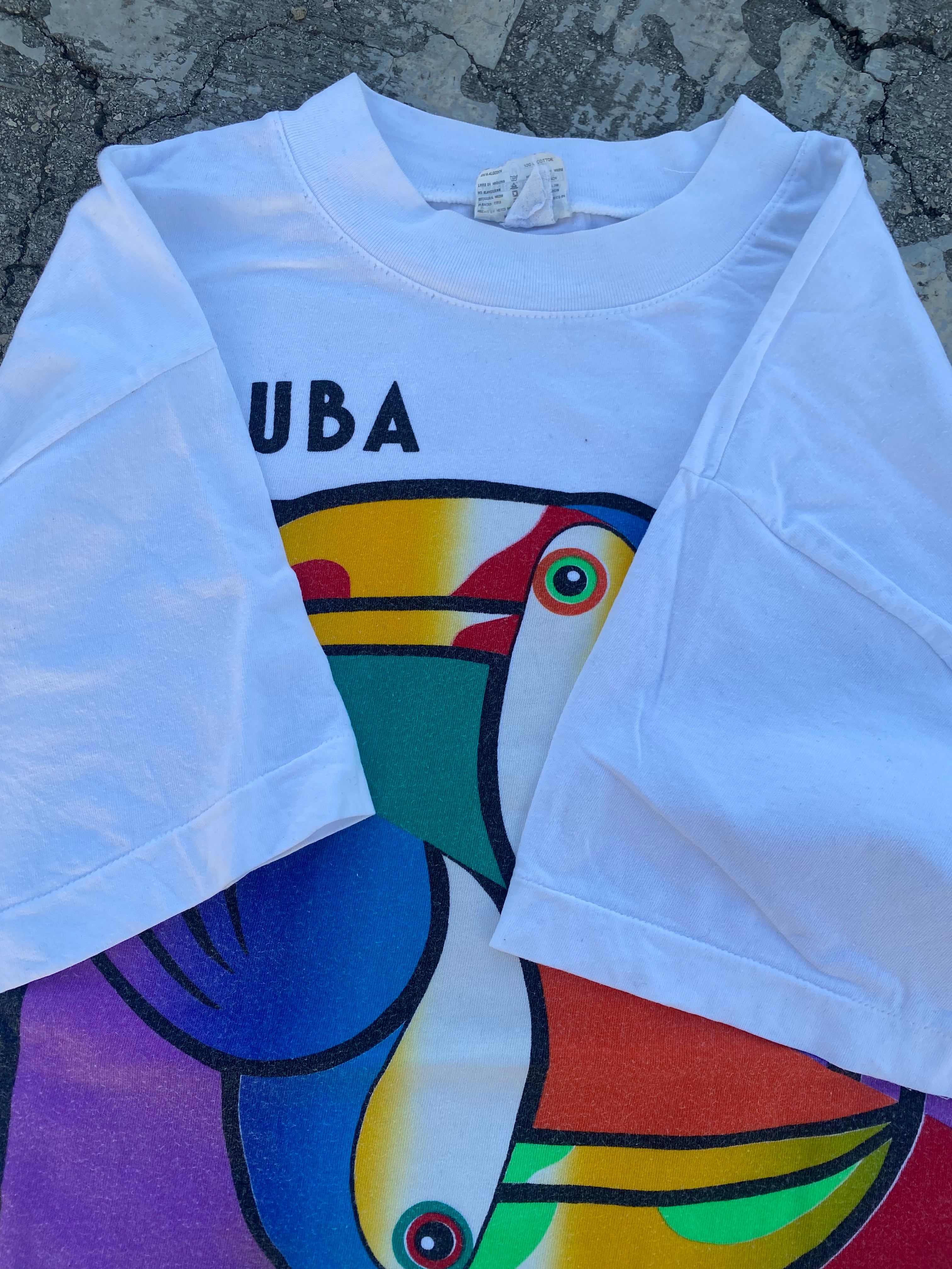 1990’S SINGLE STITCH PETER MUSSFELDT TEE (M)