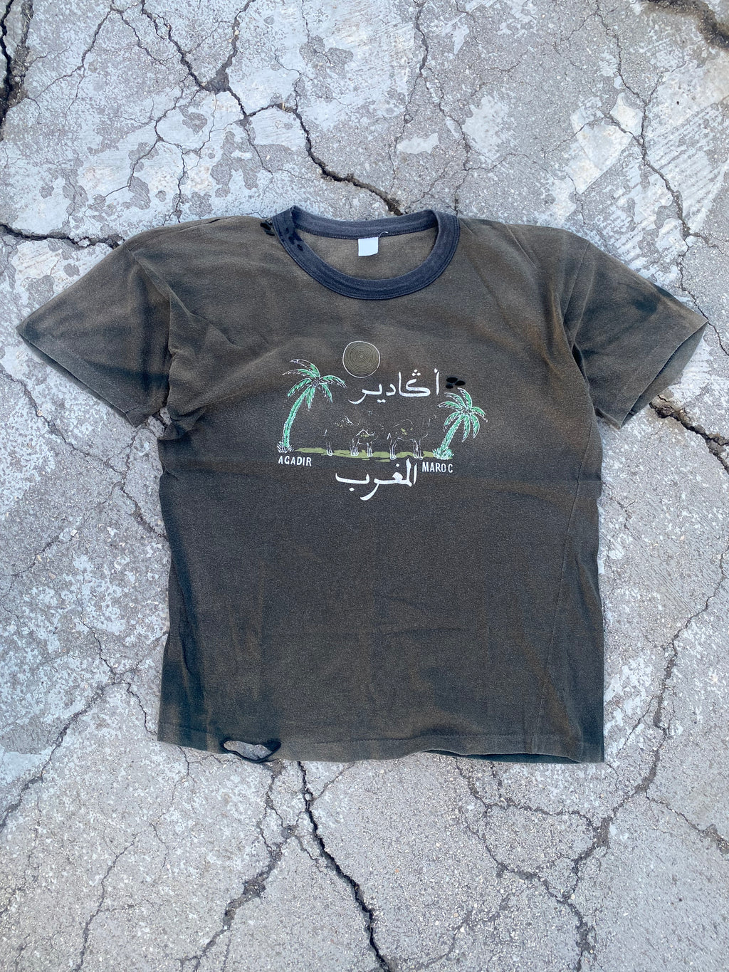1990’S AGADIR MAROC SOUVENIR SINGLE STITCH TEE (L-XL)