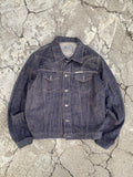 2000’S RAW DENIM WASHED JACKET (XL)