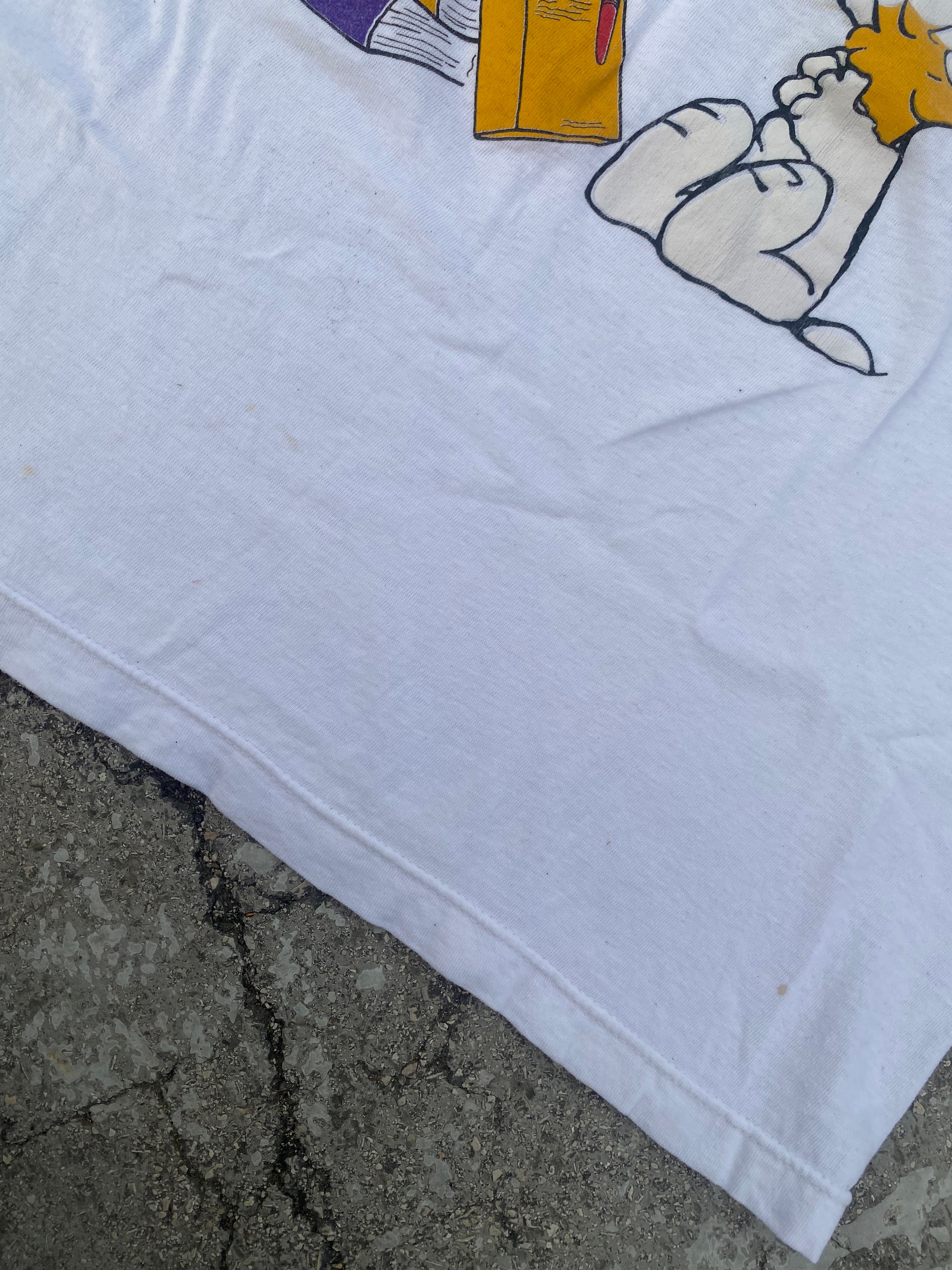 1990’S PEANUTS BE INTELLIGENT TEE (M)
