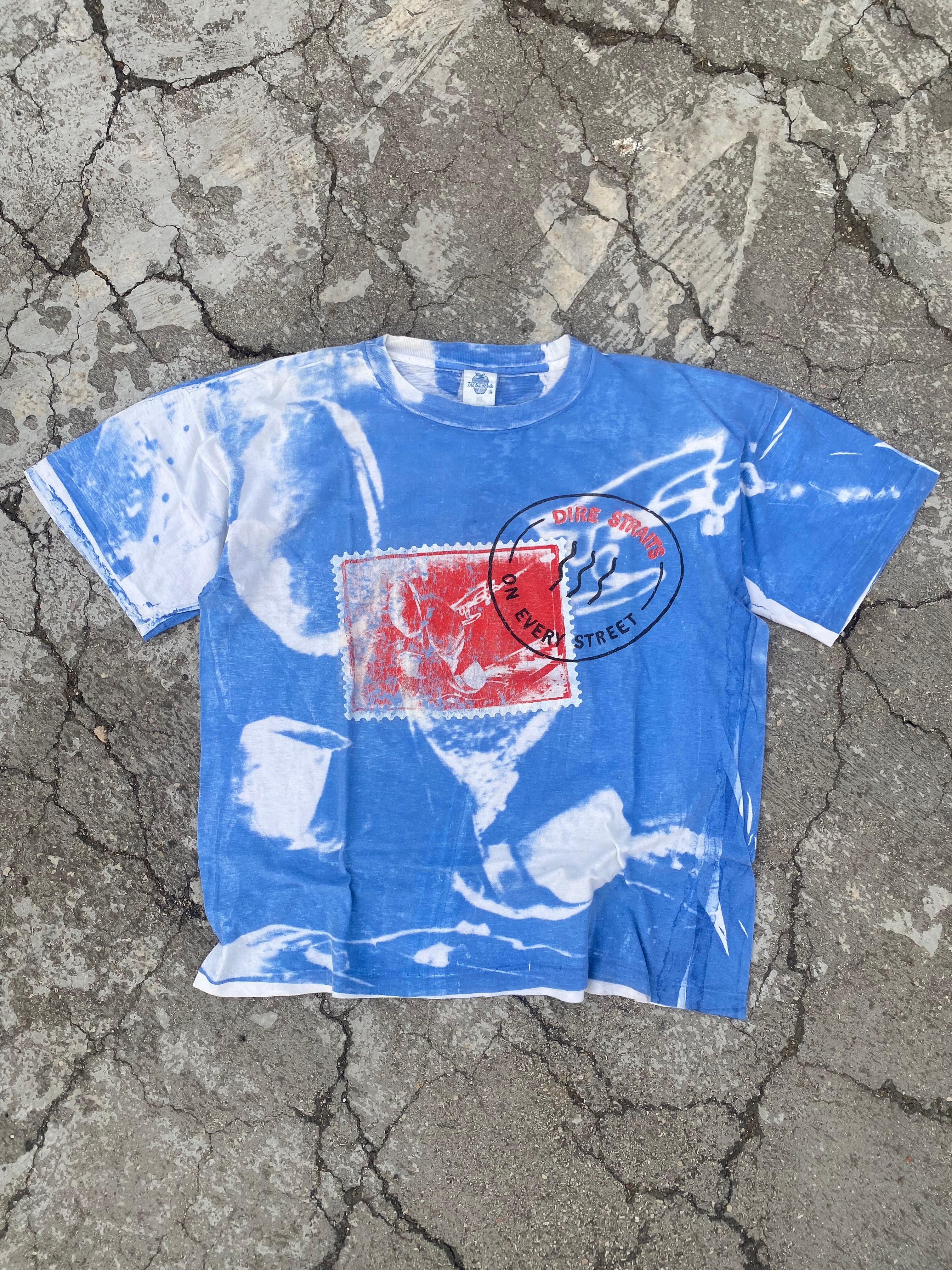 1990’S SINGLE STITCH ON EVERY STREET DIRE STRAITS ALL OVER TEE (XL)