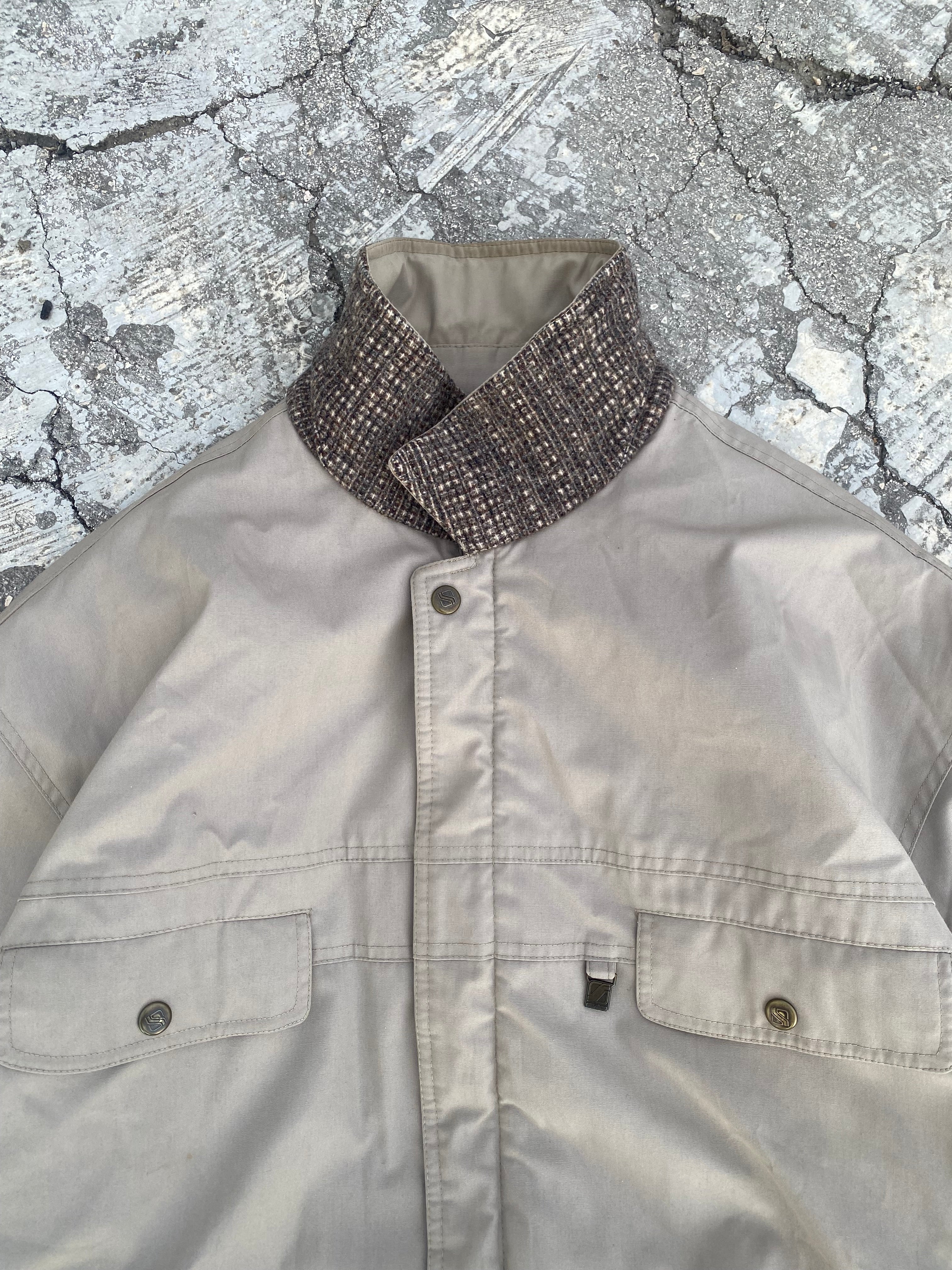 1980’S REVERSIBLE WOOL JACKET (XL)