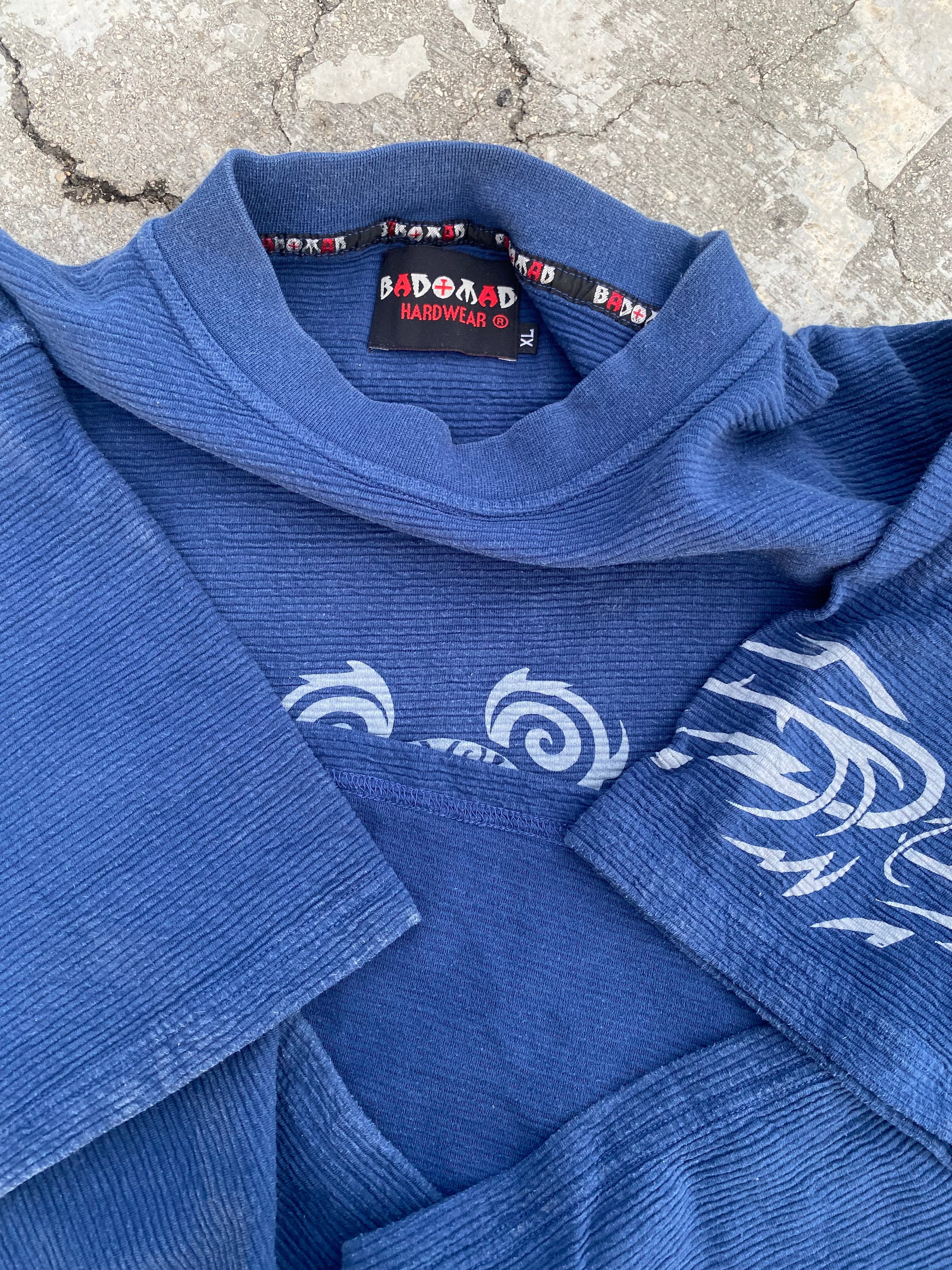 1990’S SKULL BLUE TEE SWEAT (XL)