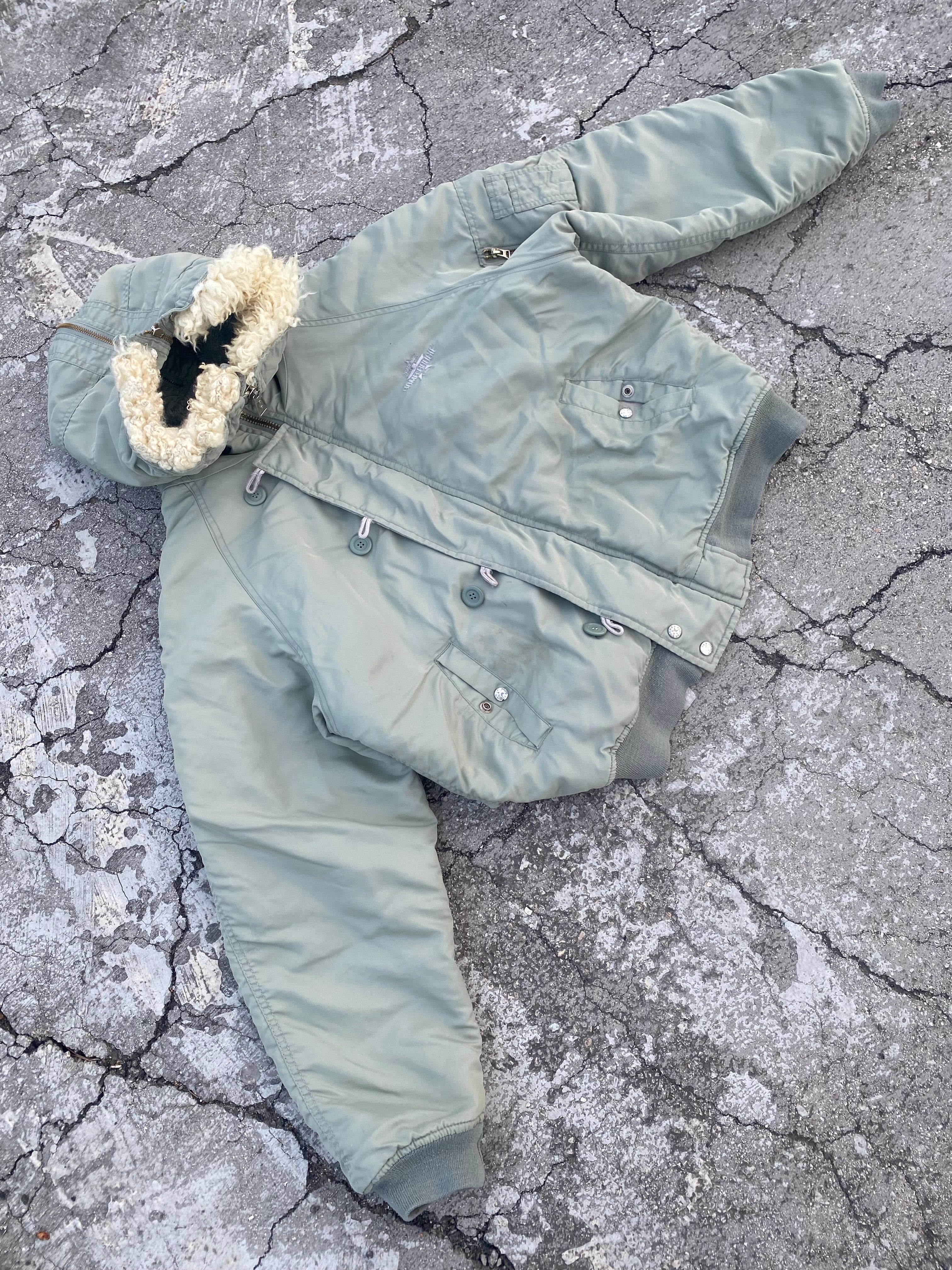 1990’S FUR N-2B INSPO FADED BB JACKET (L-XL)