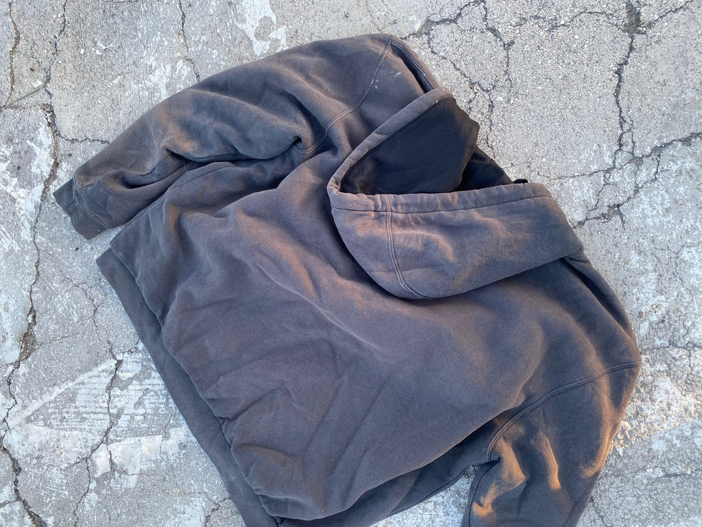 2000’S SUN FADE CARHARTT “GALAXY” THERMAL WAFFLE ZIP HOODIE (L-XL)
