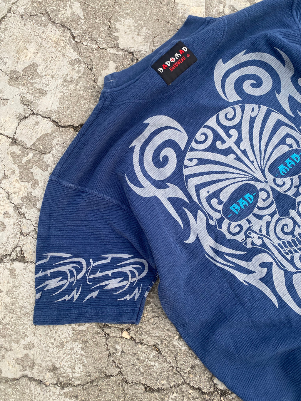 1990’S SKULL BLUE TEE SWEAT (XL)