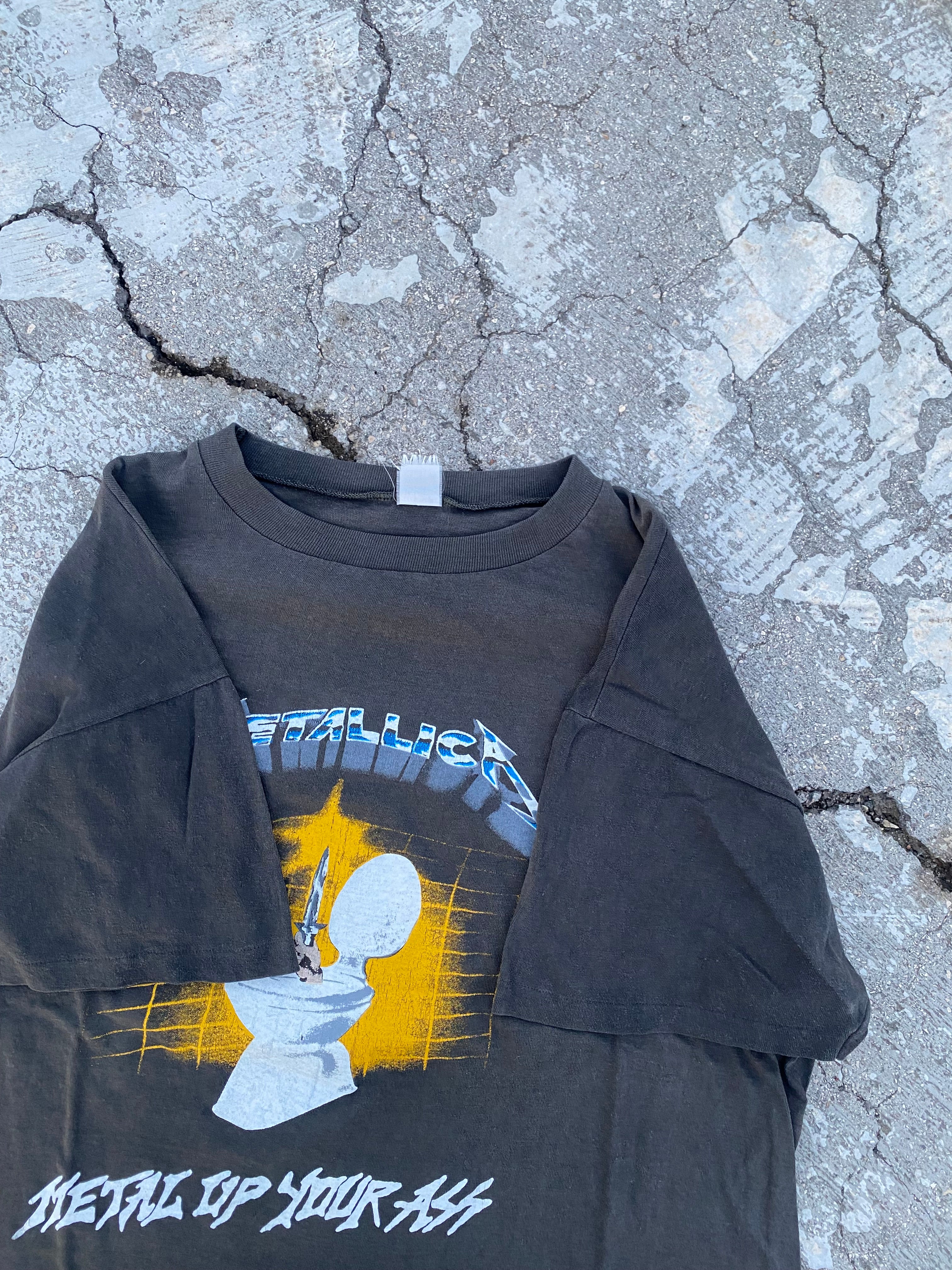 1990’S METALLICA “METAL UP YOUR AS*” SINGLE STITCH TEE (S)
