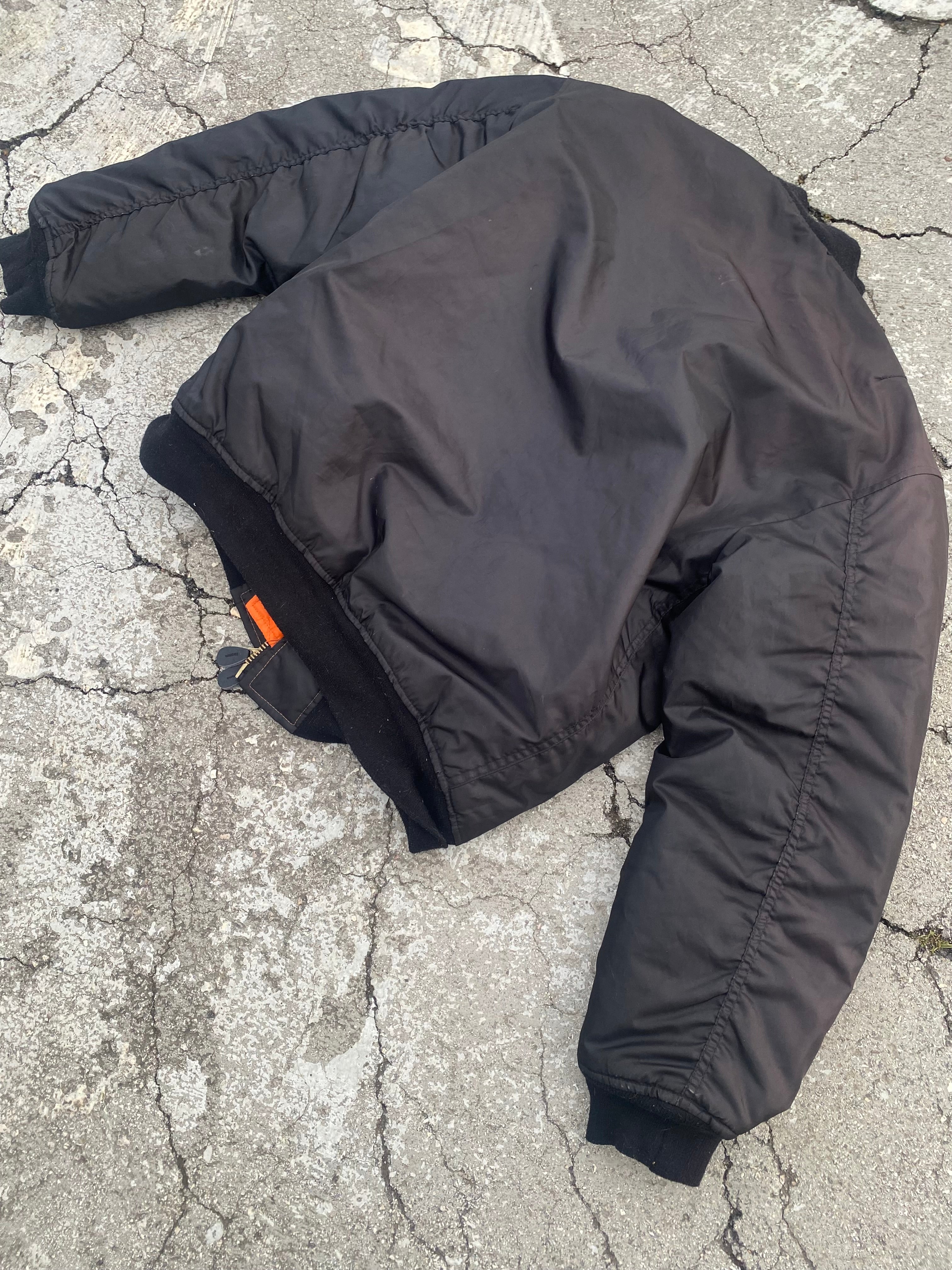 1990’S MA-1 BLACK JACKET (L)