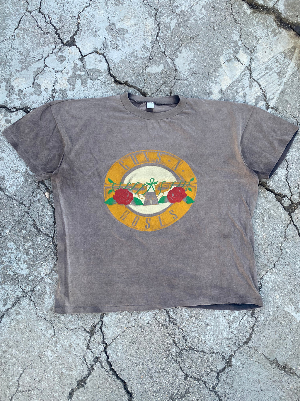 1990’S GUNS’ N ROSES SUN FADED SINGLE STITCH TEE (L)