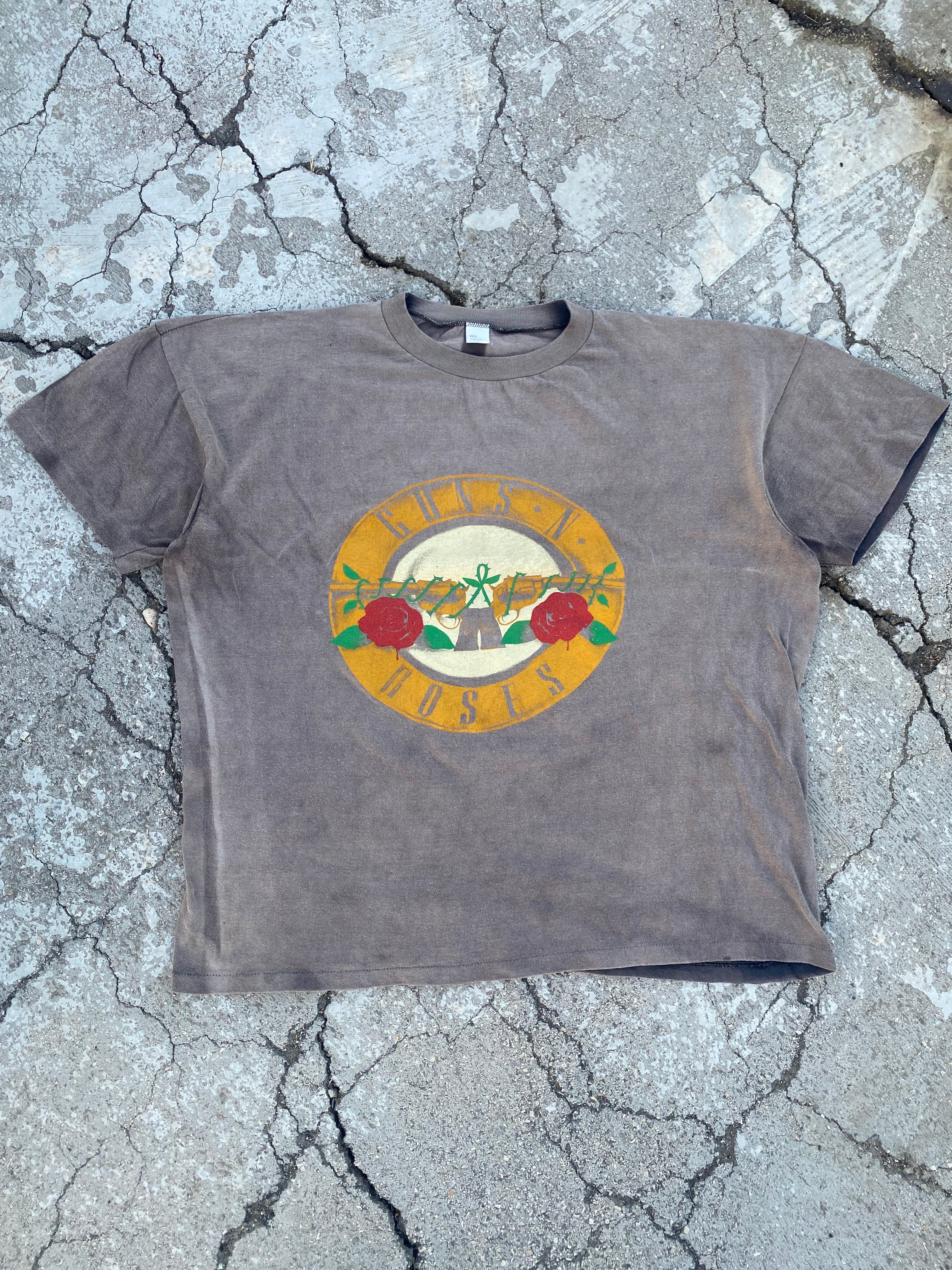 1990’S GUNS’ N ROSES SUN FADED SINGLE STITCH TEE (L)