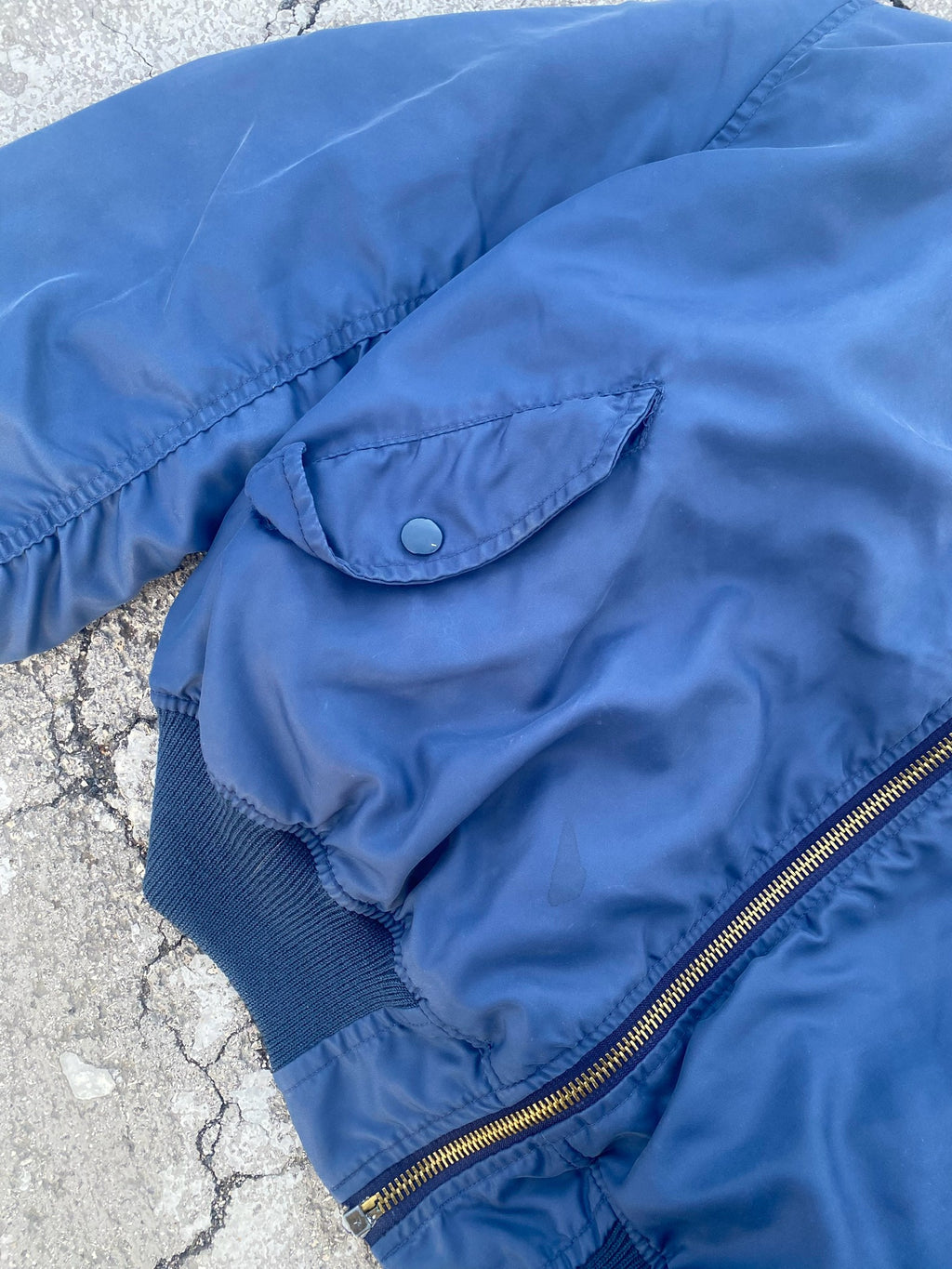 1990’S MA-1 BLUE NAVY JACKET (L-XL)