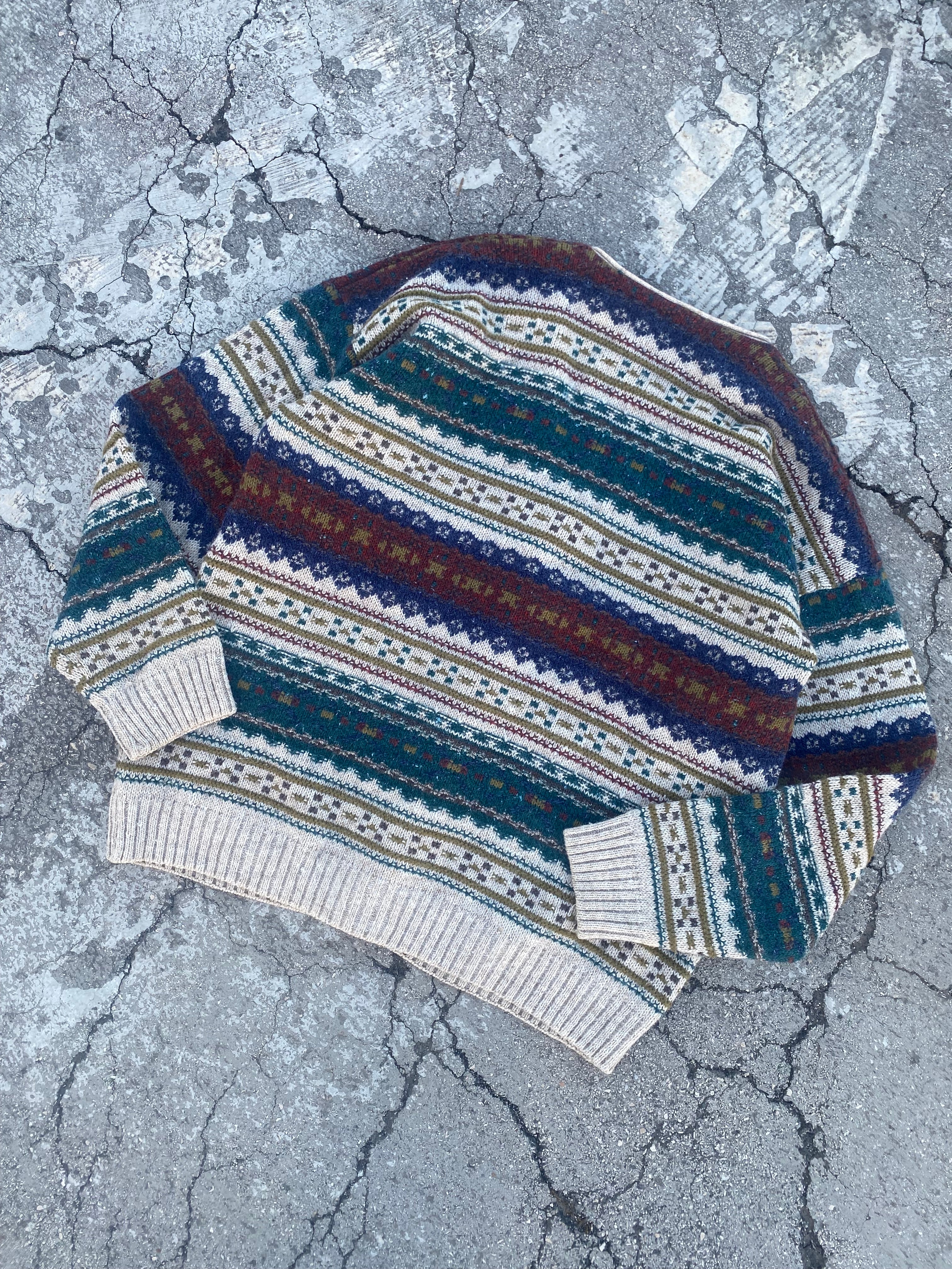 1990’S MOUNTAIN VALLEY WOOL SWEATER (XXL)