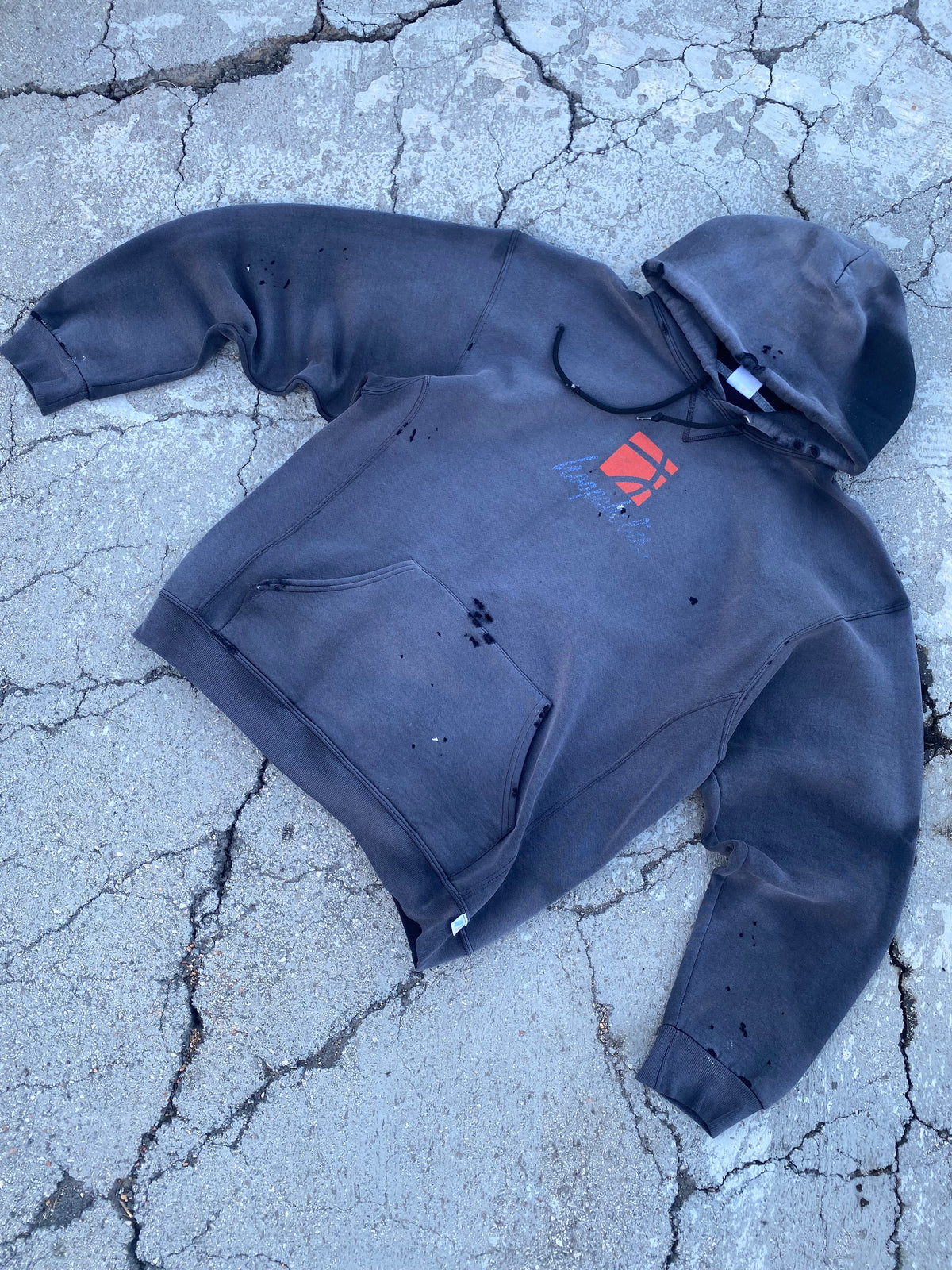 2000’S SUN FADE RUSSELL ATHLETIC 🏀 HOODIE (L)