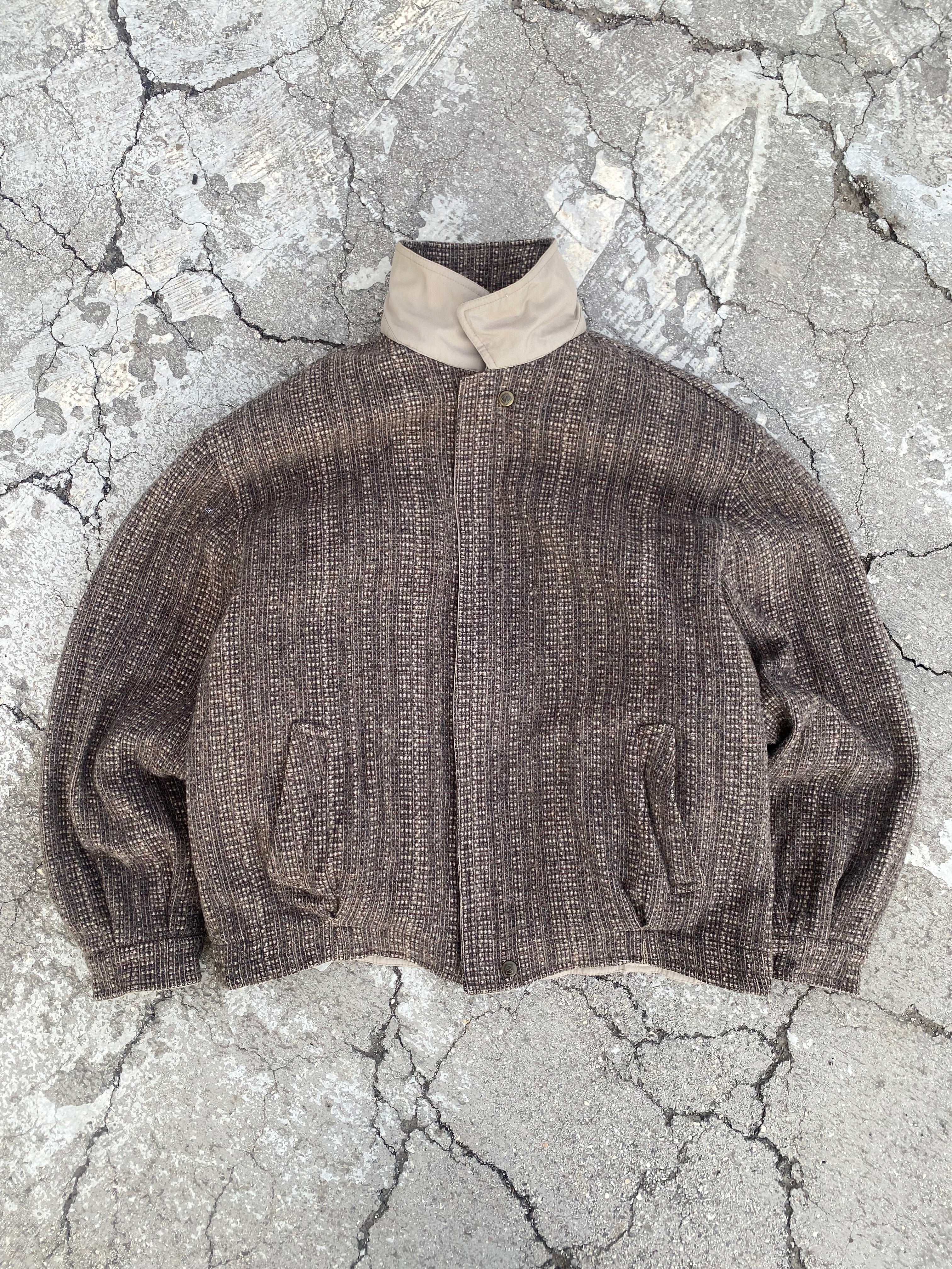 1980’S REVERSIBLE WOOL JACKET (XL)