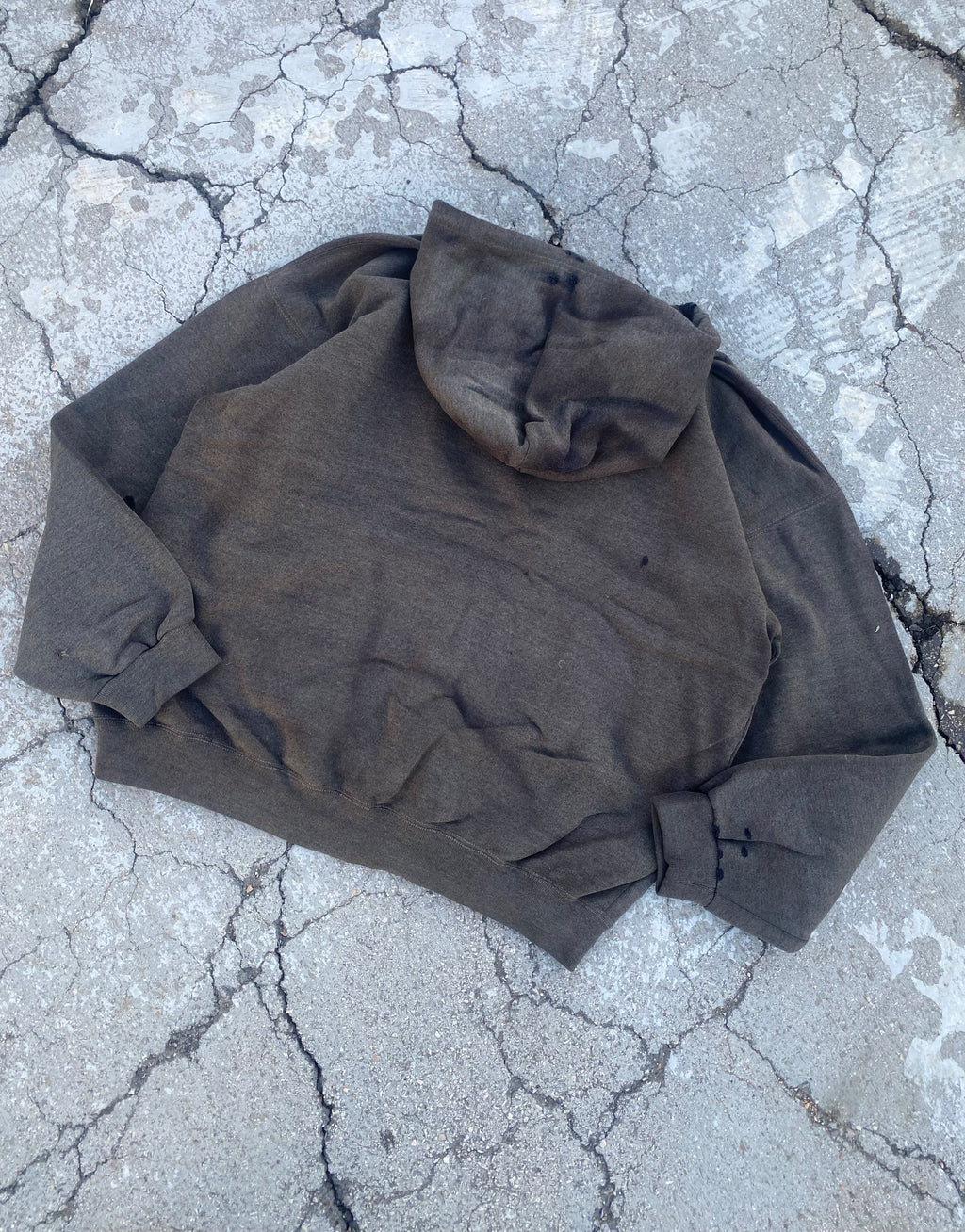 1990’S SUN FADE BLANK HOODIE (XL)