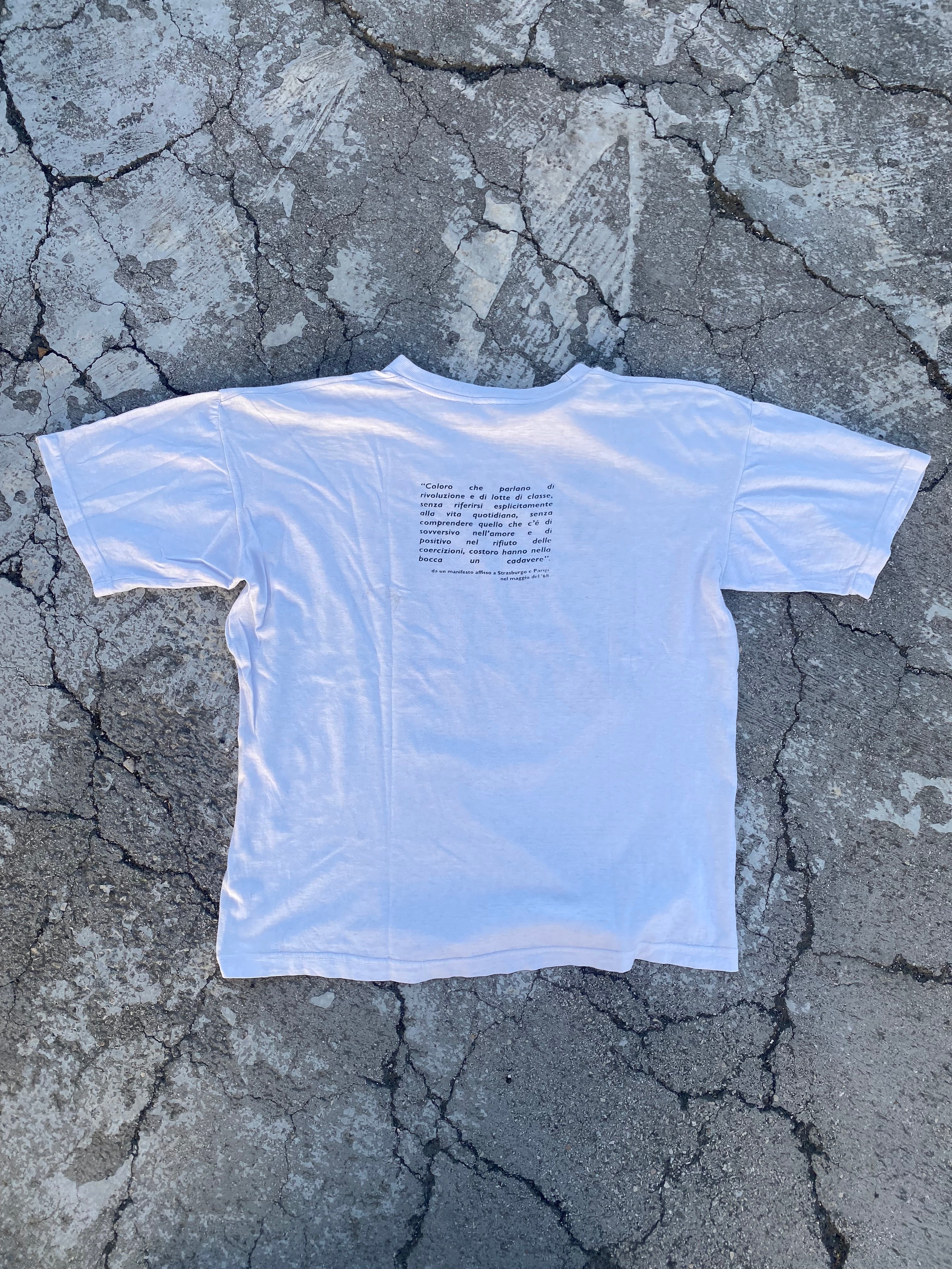 1990’S RAOUL VANEIGEM MAGGIO 68’ GRAFFITI TEE (M-L)