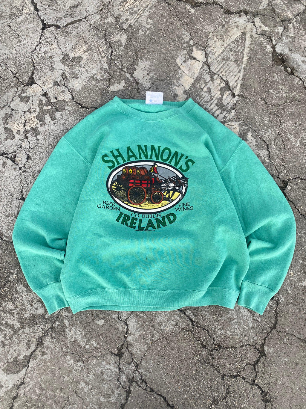 1980’S SHANNON’S GREEN CREWNECK (L)