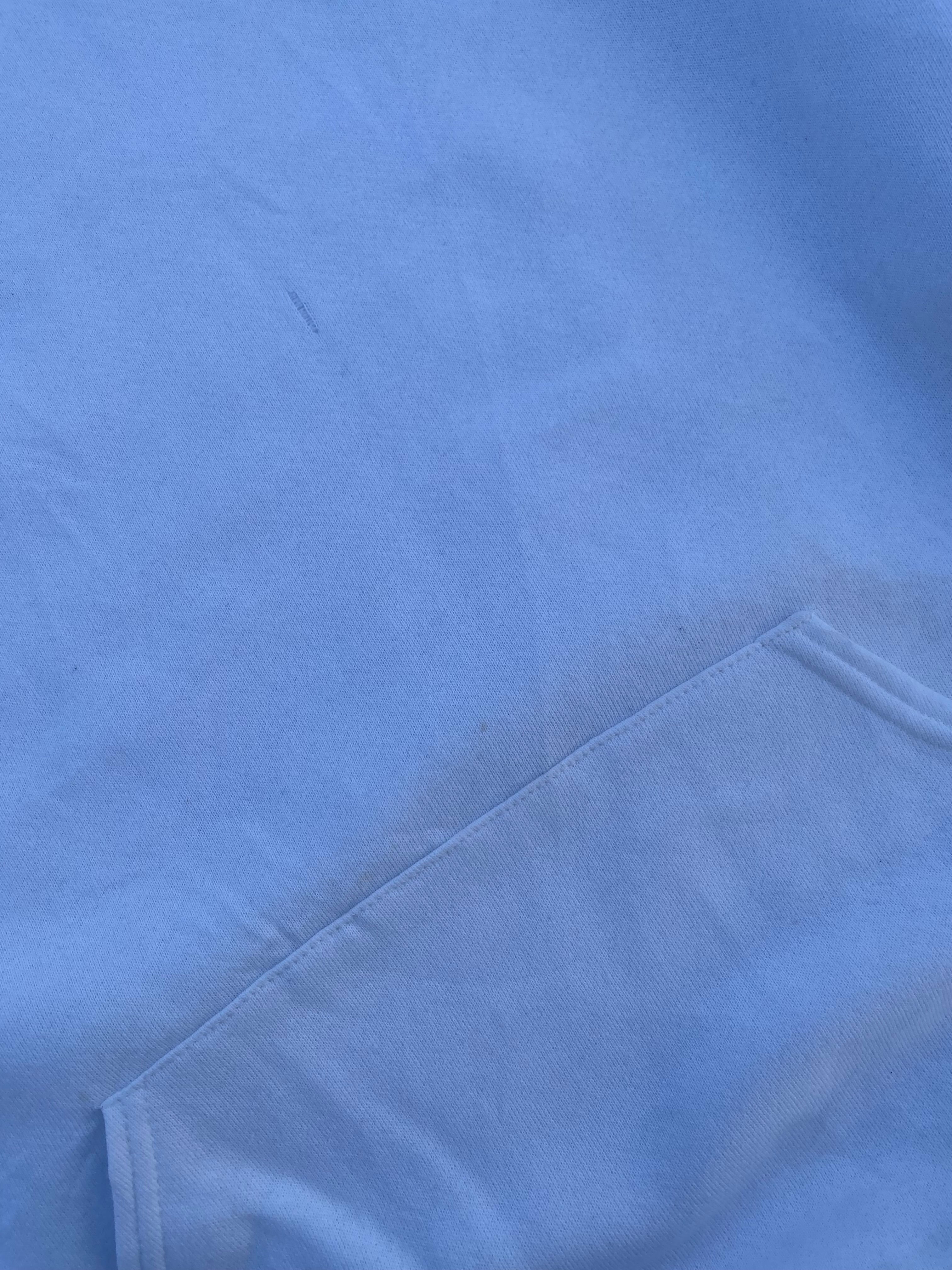 2000’S RUSSELL ATHLETIC BLANK WHITE HOODIE (XL)