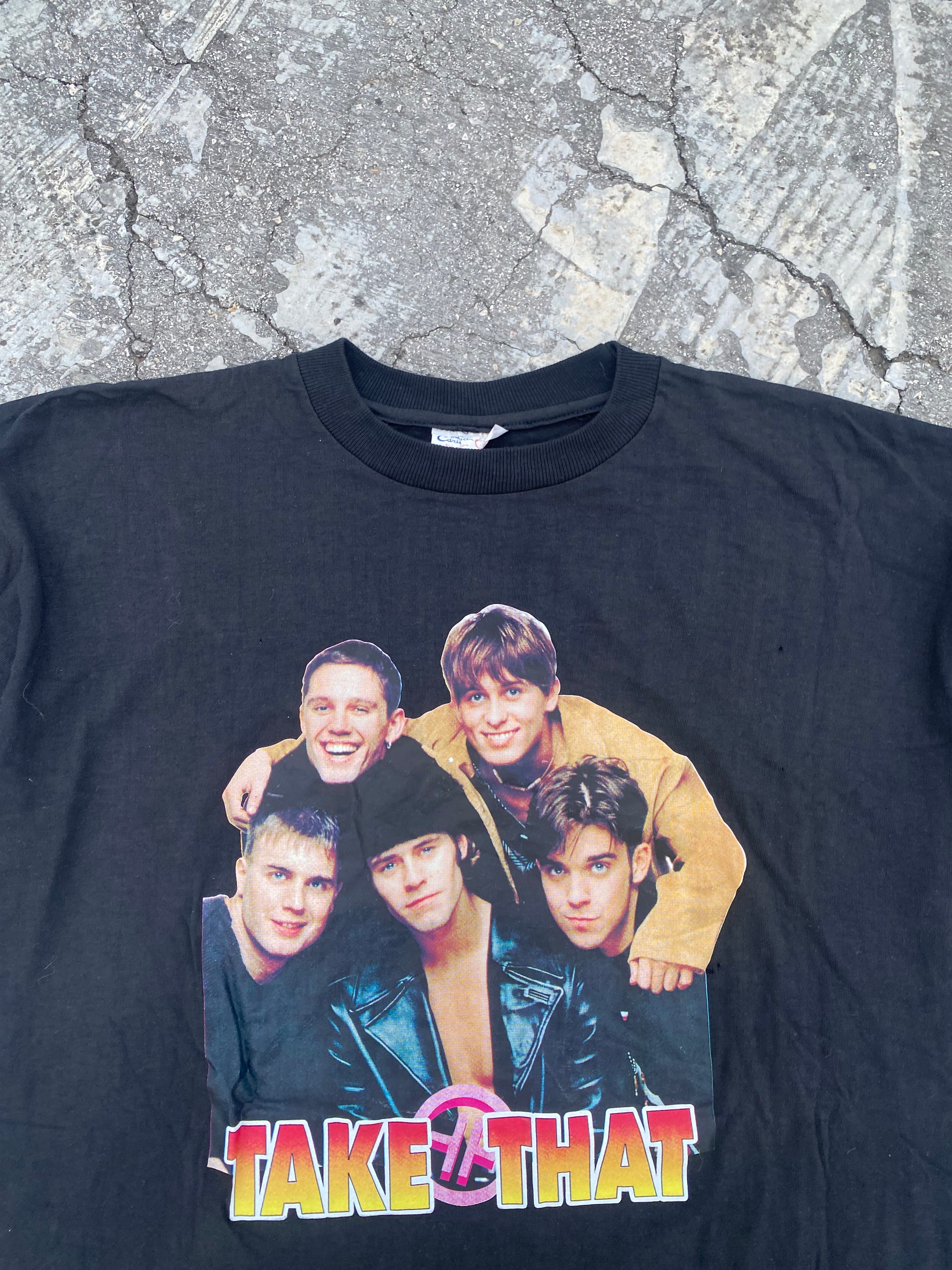 1990’S SUN FADED TAKE THAT SINGLE STITCH TEE (XL)