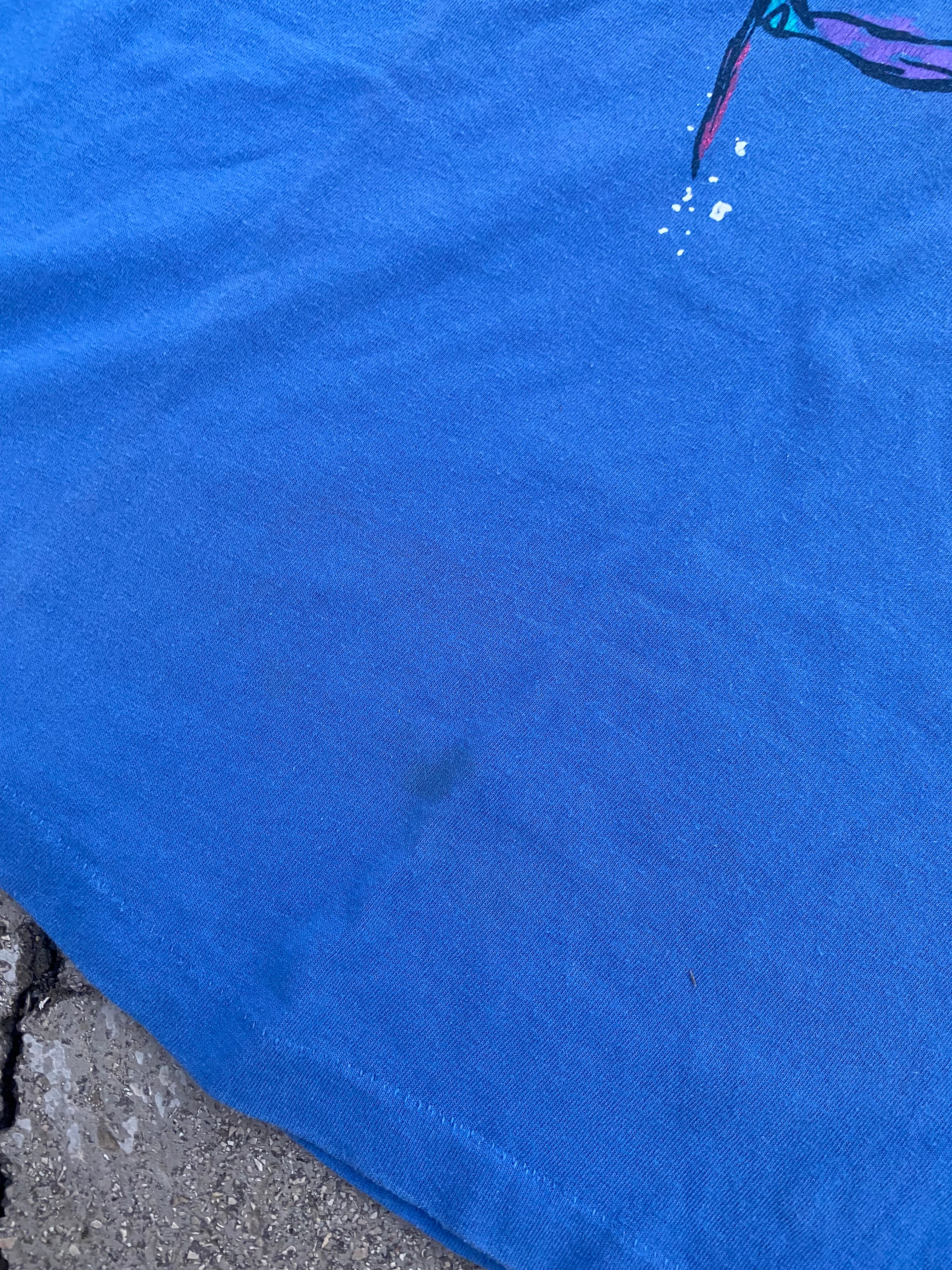 1990’S SINGLE STITCH SKI ANVIL TEE (L)