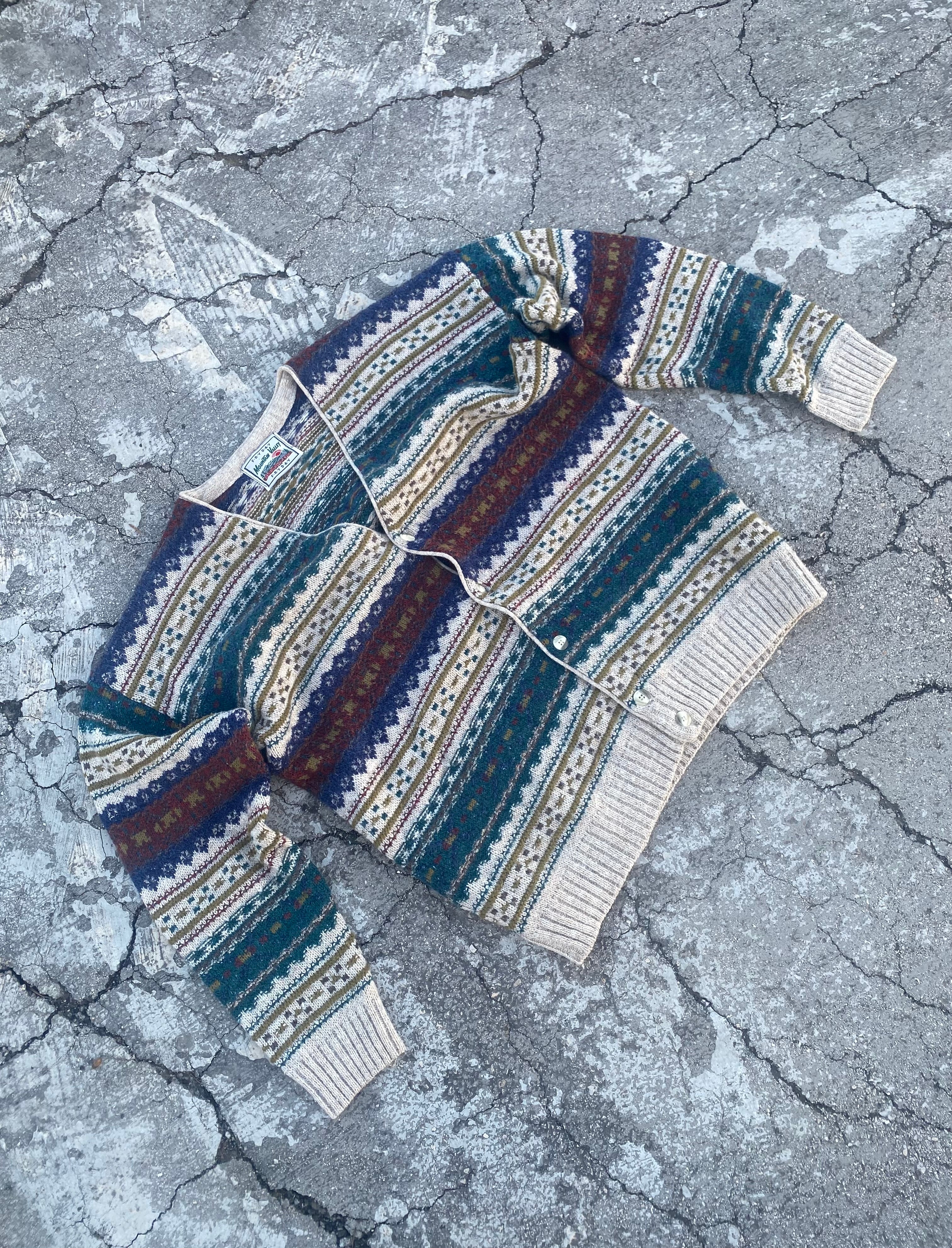 1990’S MOUNTAIN VALLEY WOOL SWEATER (XXL)