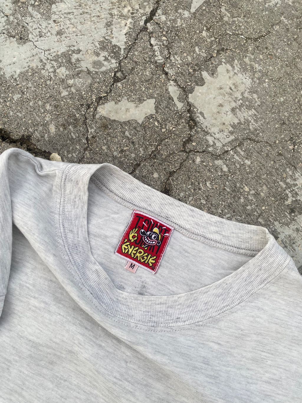 1990’S ENERGIE HARLEY SKULL POCKET TEE (M-L)