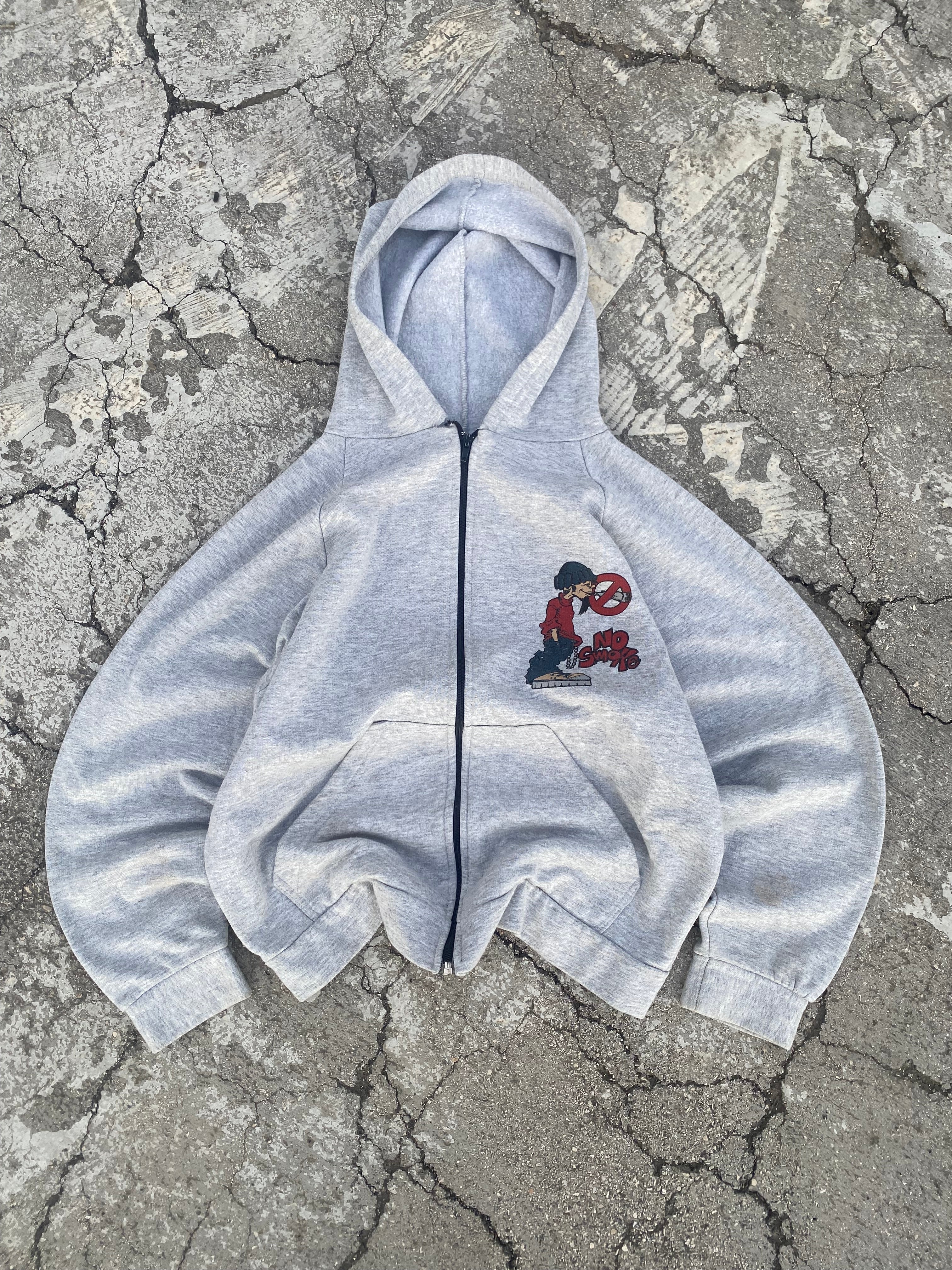 1990’S NO SMOKE ZIP UP HOODIE (XL)