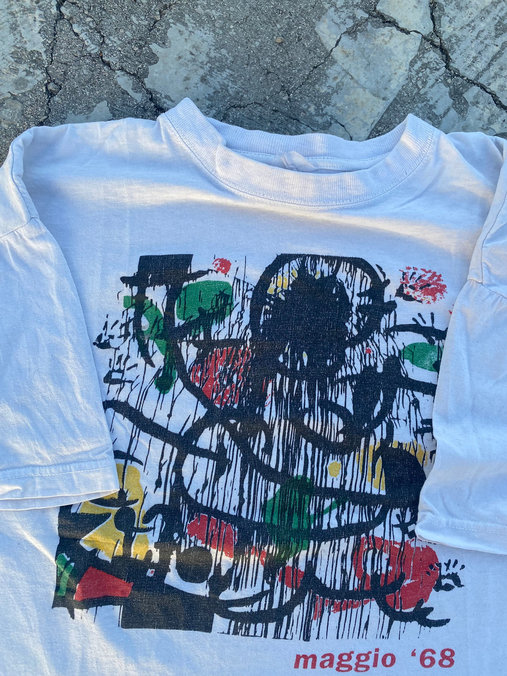 1990’S RAOUL VANEIGEM MAGGIO 68’ GRAFFITI TEE (M-L)
