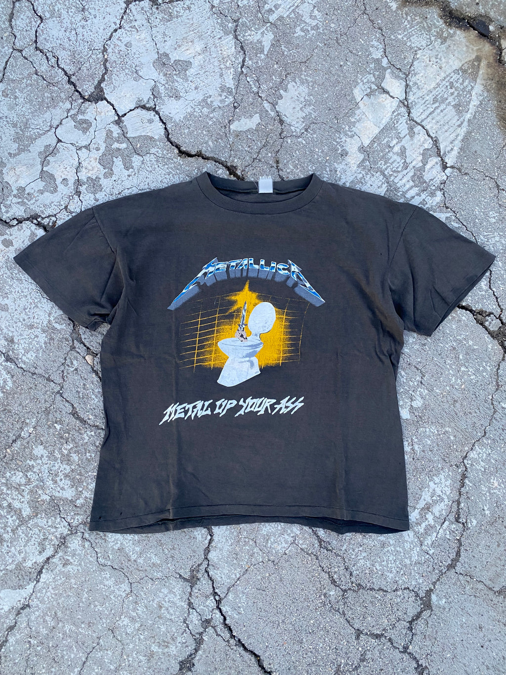 1990’S METALLICA “METAL UP YOUR AS*” SINGLE STITCH TEE (S)