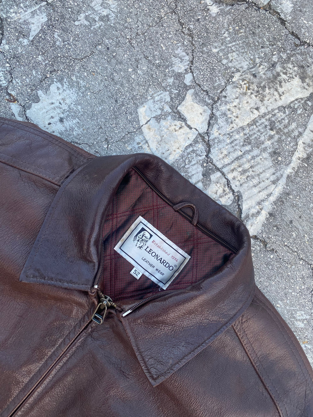 2000’S A2 - TYPE BROWN LEATHER JACKET