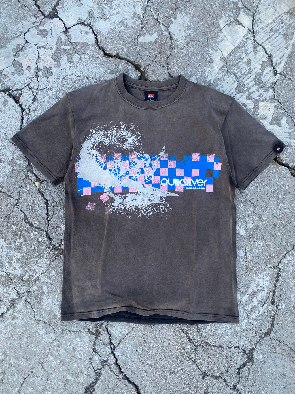 2000’S QUIKSILVER SURF SUN FADED BLACK TEE (S)