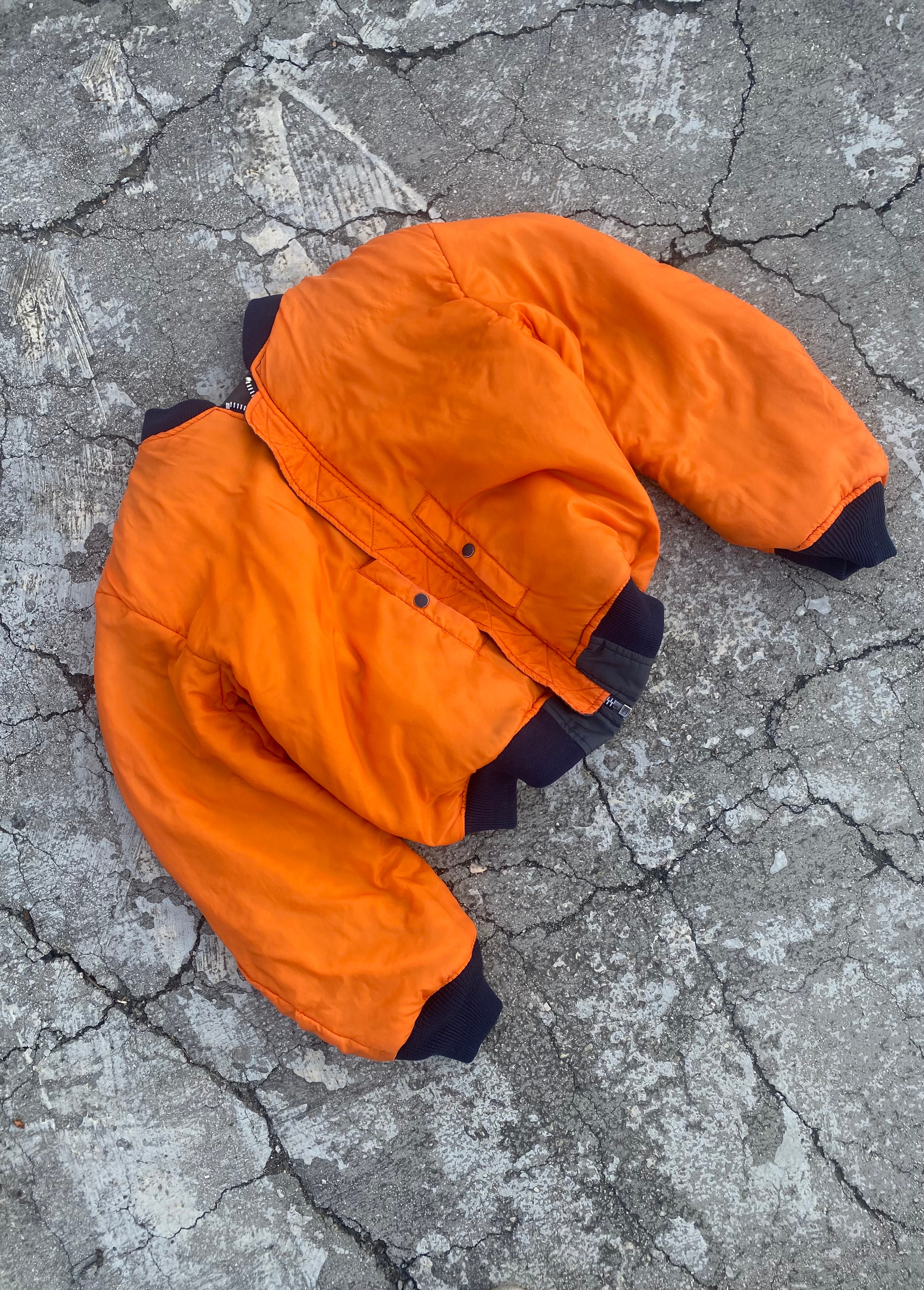 1990’S MA-1 FLYER’S FADED JACKET (M)