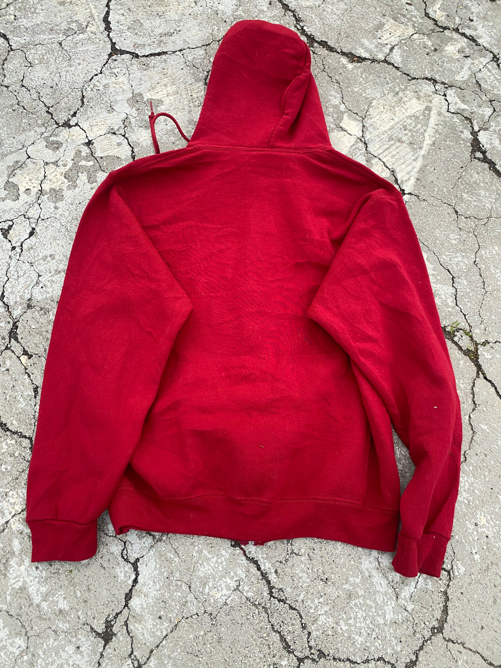 2000’S RUSSELL ATHLETIC ZIP UP BLANK HOODIE (S)