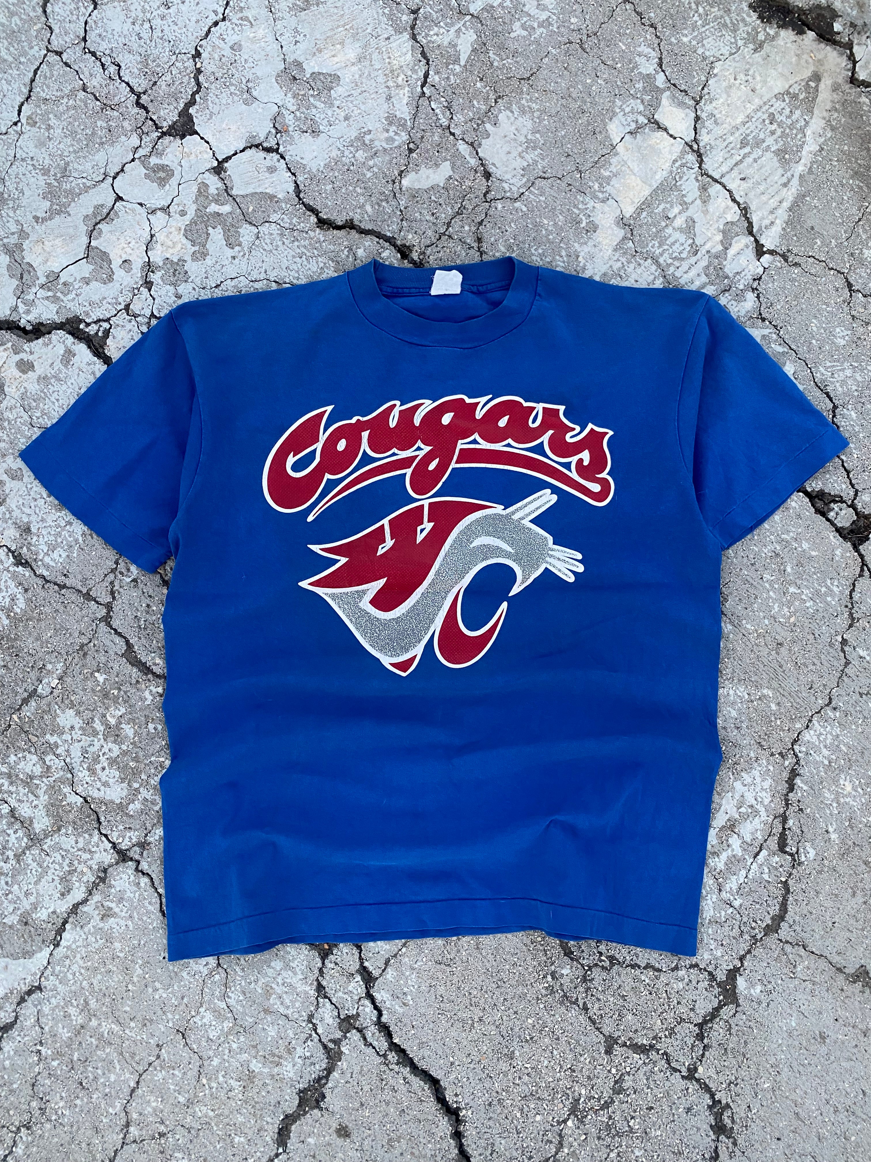 1990’S SINGLE STITCH “COUGARS” FOOTBALL TEE (L)