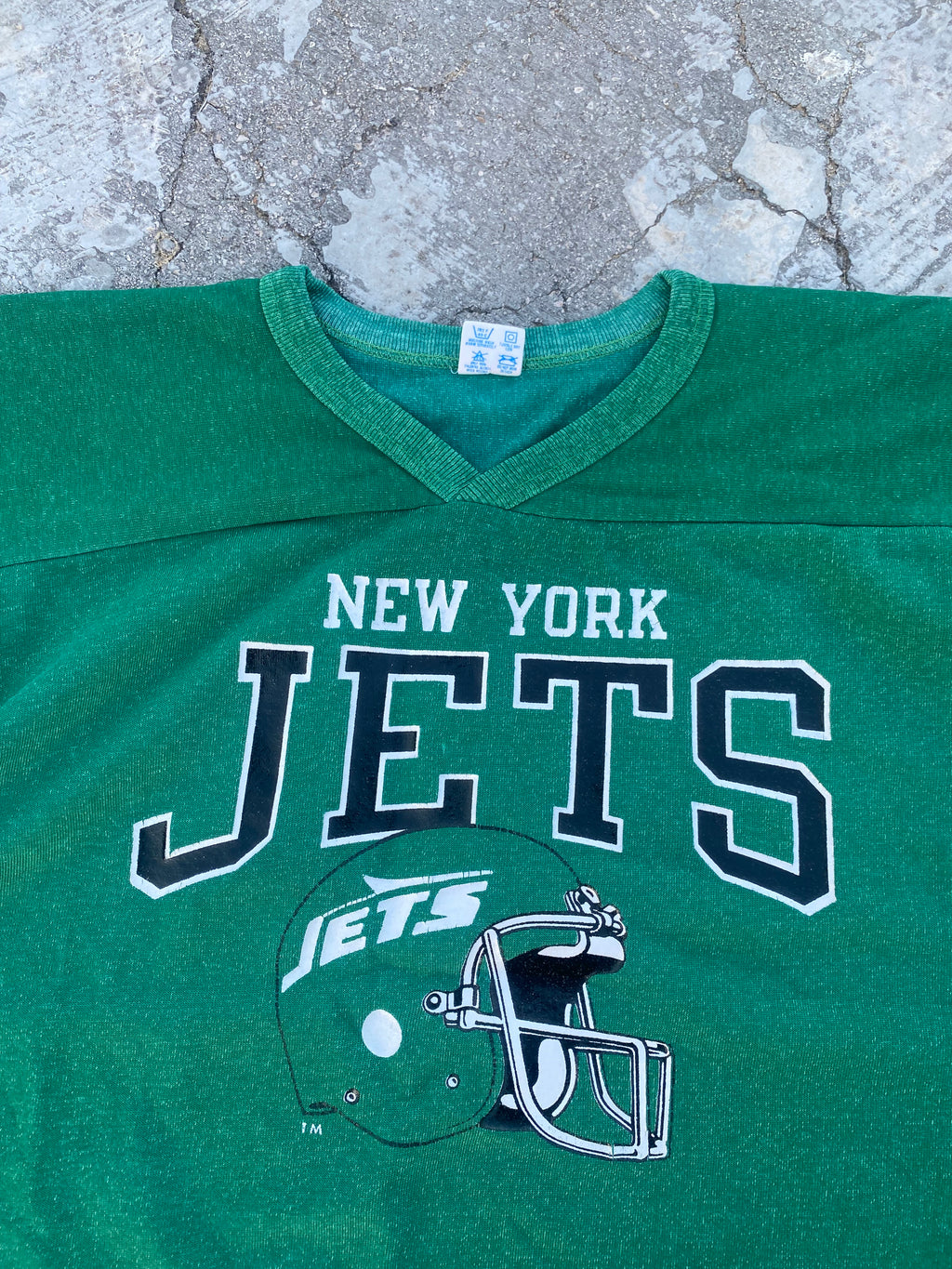 1990’S SINGLE STITCH JETS NY FOOTBALL JERSEY (XL)